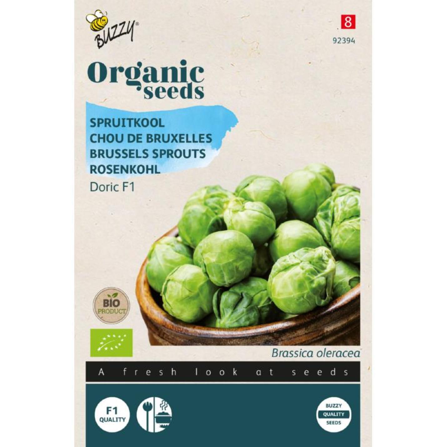 Buzzy® Organic Spruitkool Doric F1 zaden (BIO)