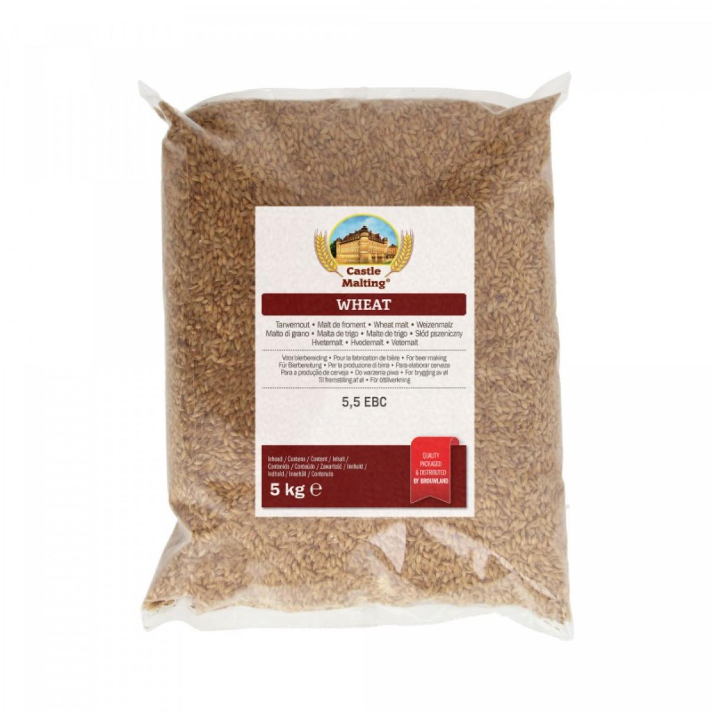 Tarwemout Castle Malting 3,5-5,5 EBC 5 KG tht 11-23