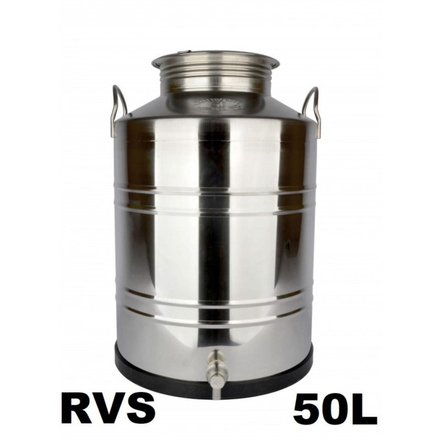 Vat Inox 50 L + Kraan