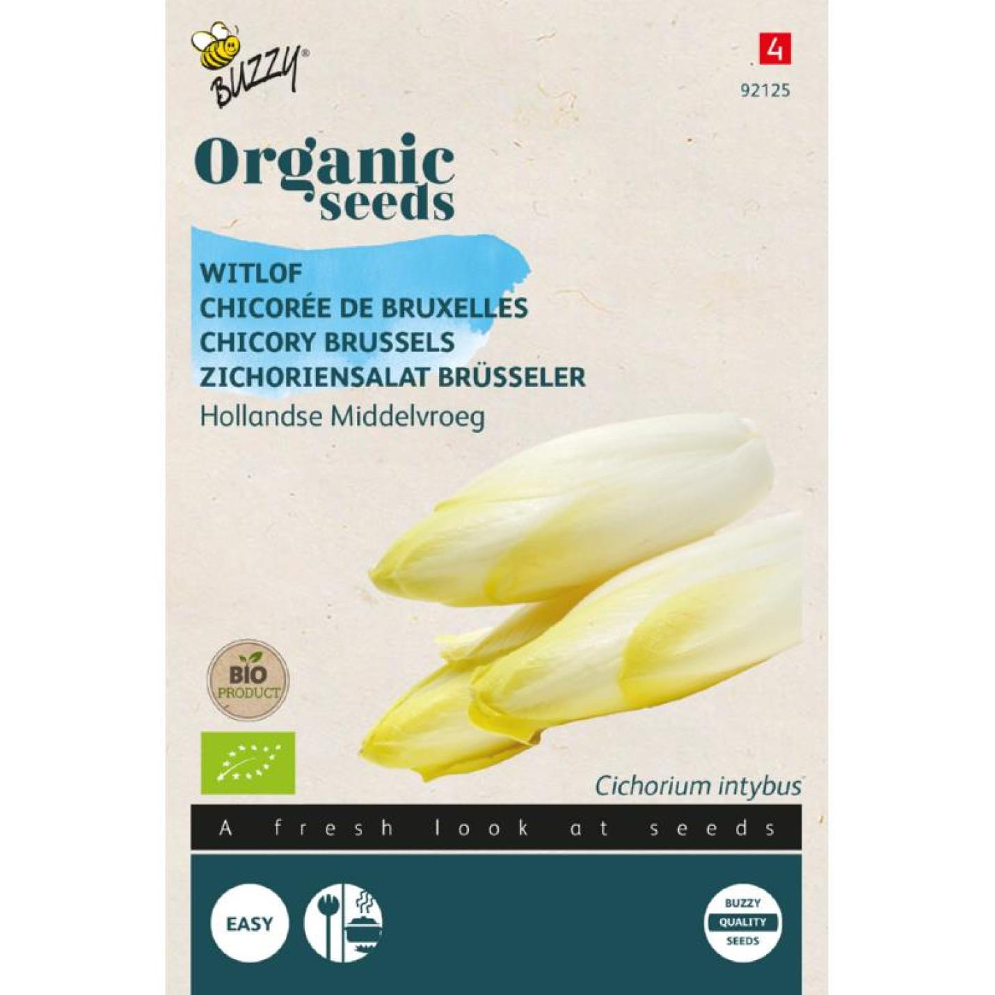 Buzzy® Organic Witlof Hollandse Middelvroeg zaden (BIO)