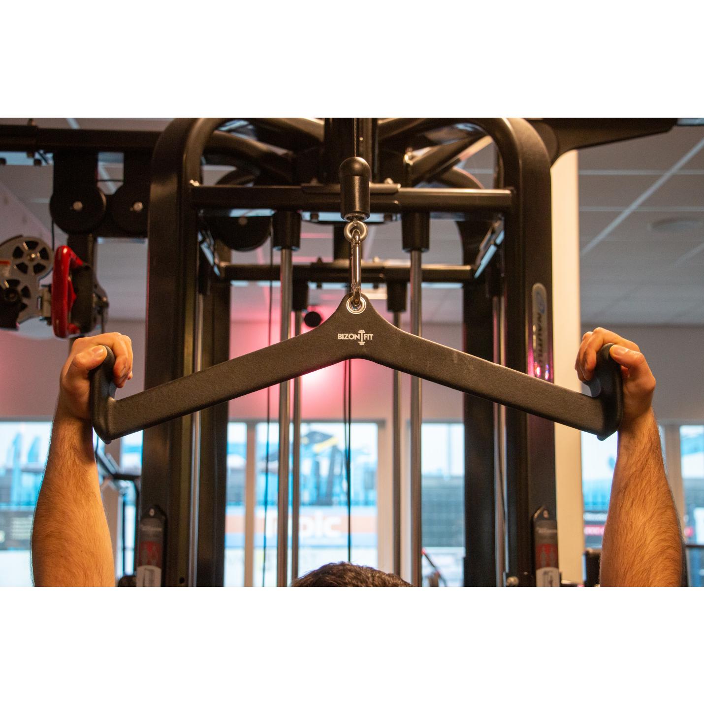 Lat Blaster Wide Grip | Type 5 | Lat Pull Down | Rug Training | Bizon Fit