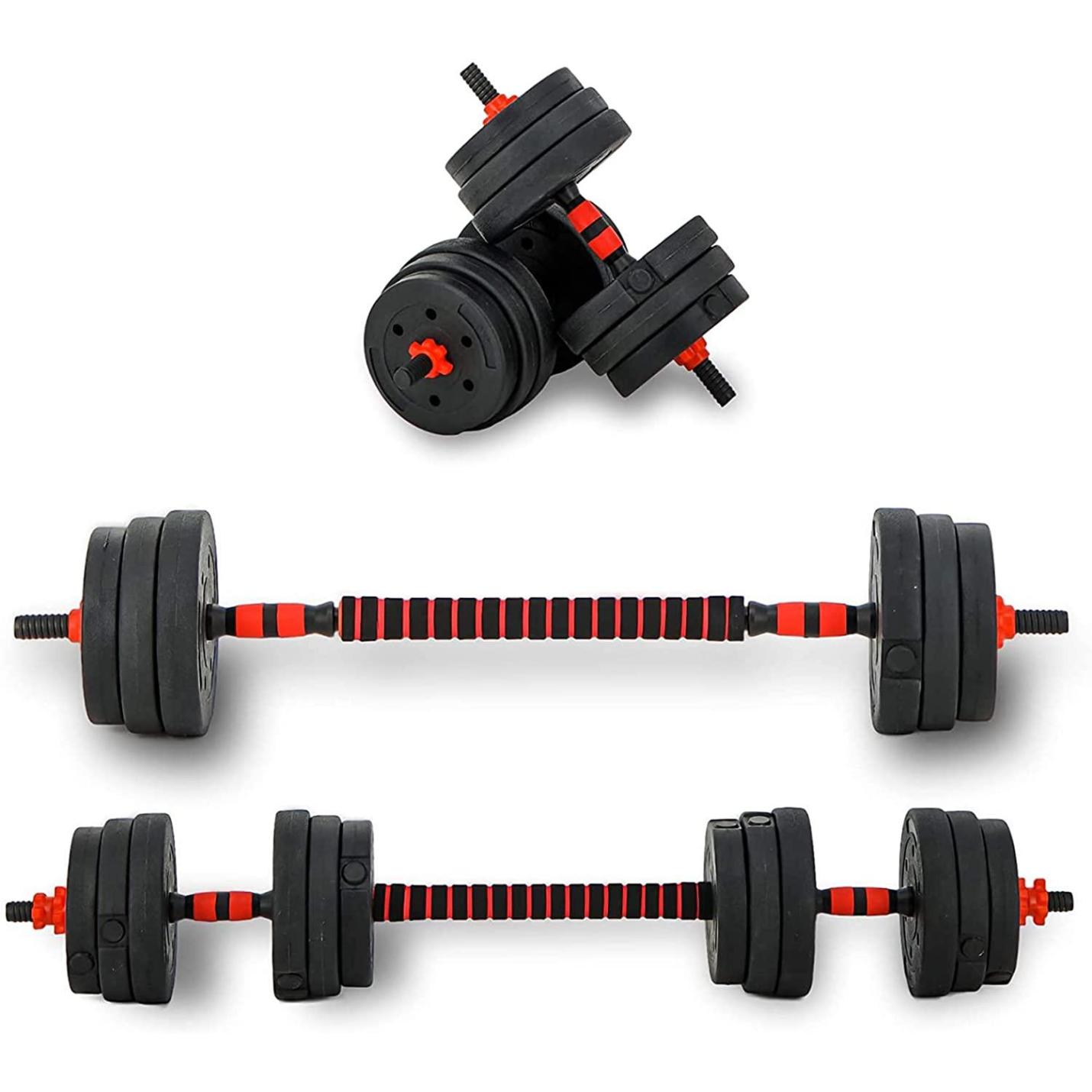Ass zomer Gevlekt 2-delige kunststof halterset, verstelbaar Happygetfit | Webshoplocatie.nl