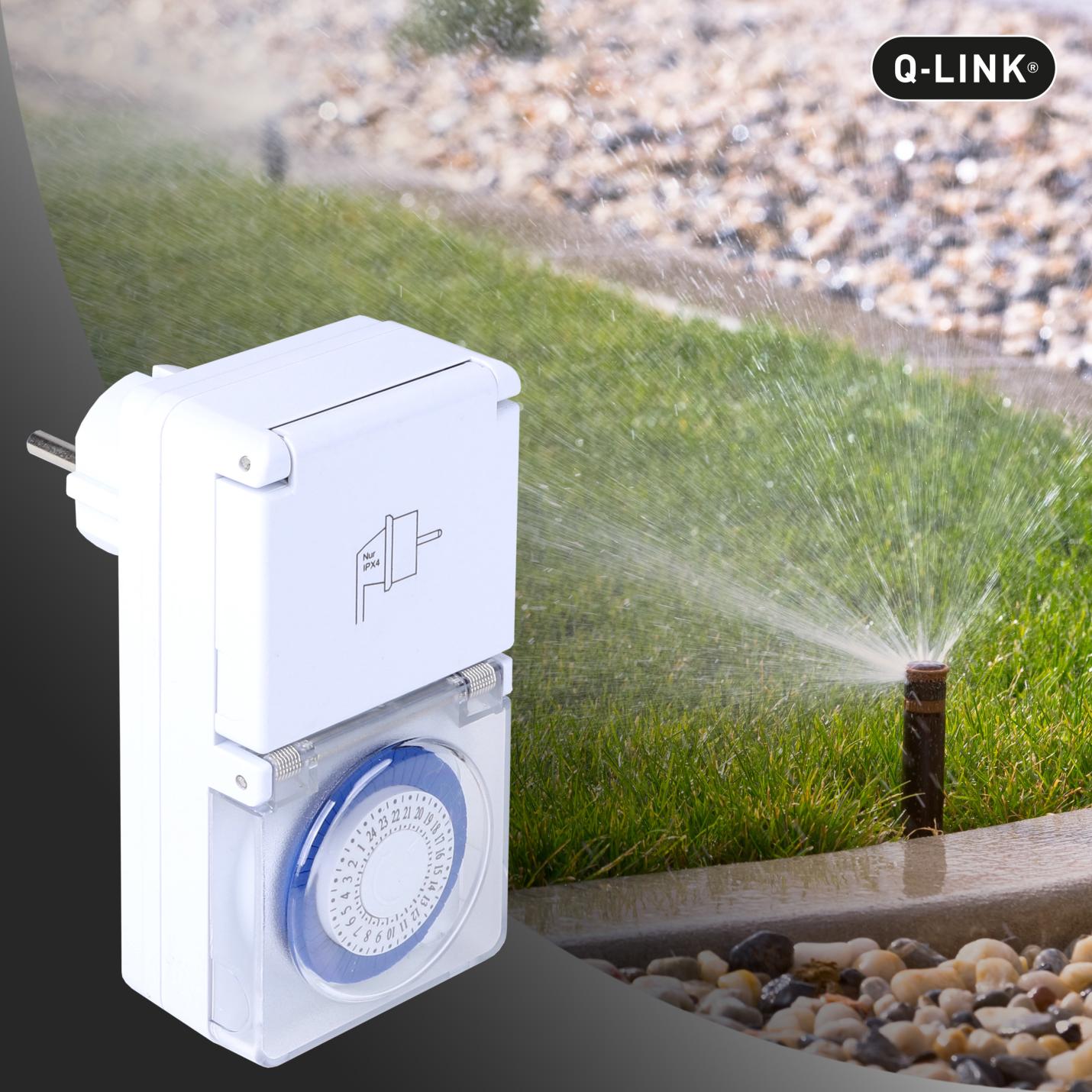 Qlink tijdschakelklok analoog sproeiers