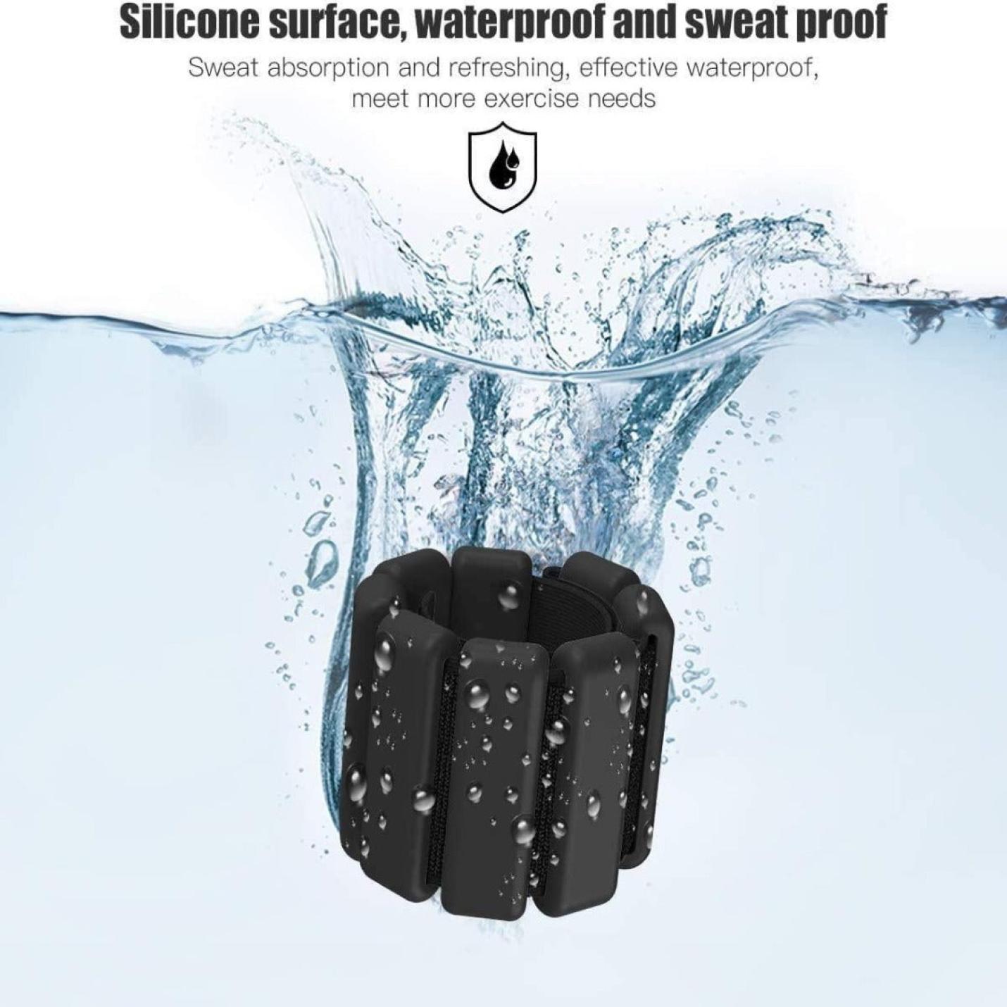 Set van 2 verstelbare pols- en enkelgewichten voor oefening, wandelen, joggen, yoga, aerobics, pilates, gewichtdragende armband, fitness polsband