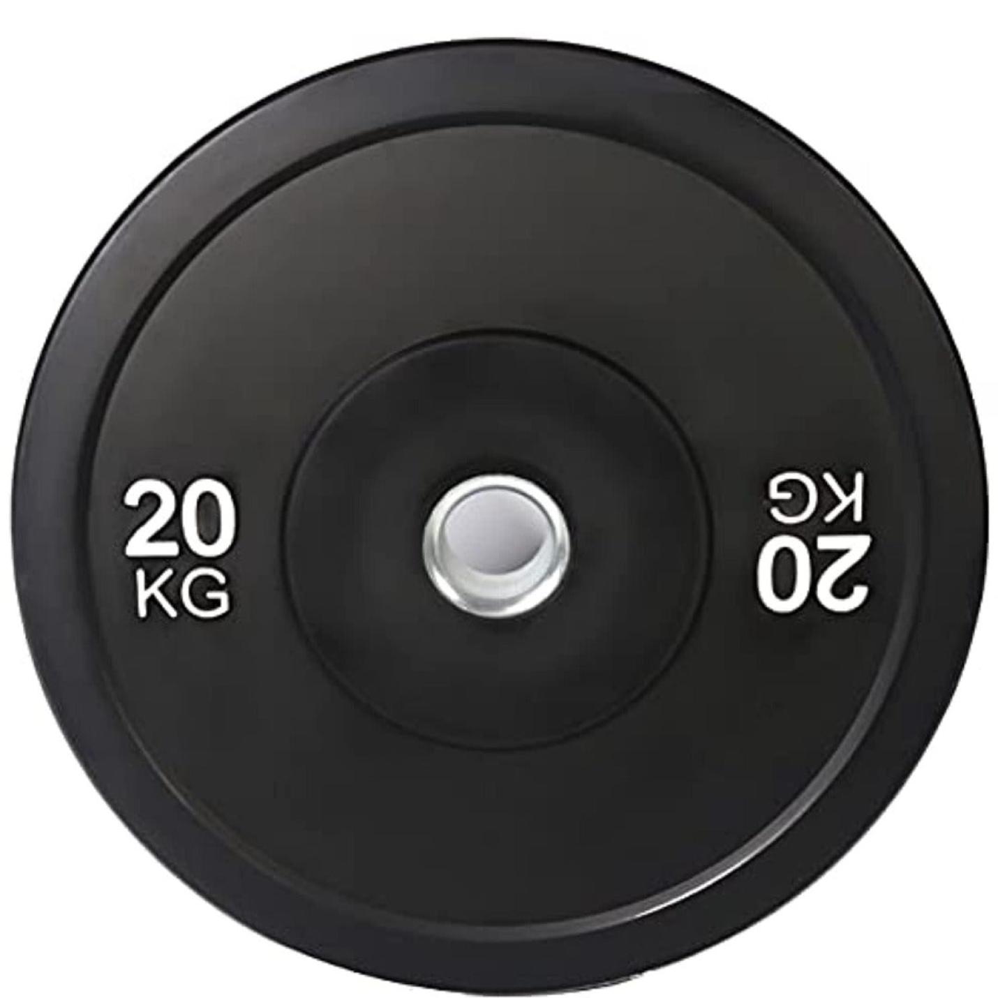 20 kg Olympische Bumper Plate met hoge impactbestendigheid en geluidsbestendigheid