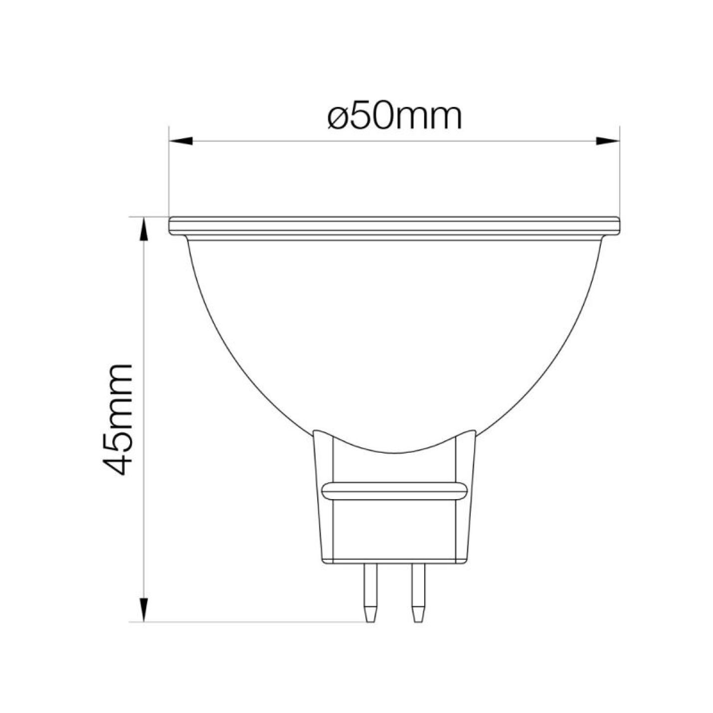 Noxion LED Spot GU5.3 4.4W 345lm Dimbaar; Afbeelding: 3