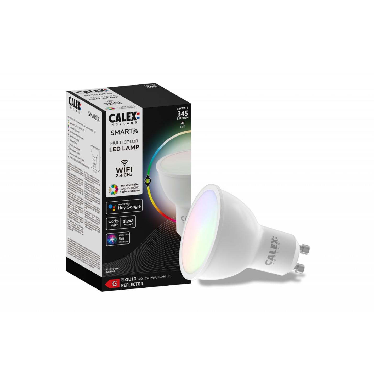 Calex Smart RGB Reflector led lamp GU.10; Afbeelding: 4