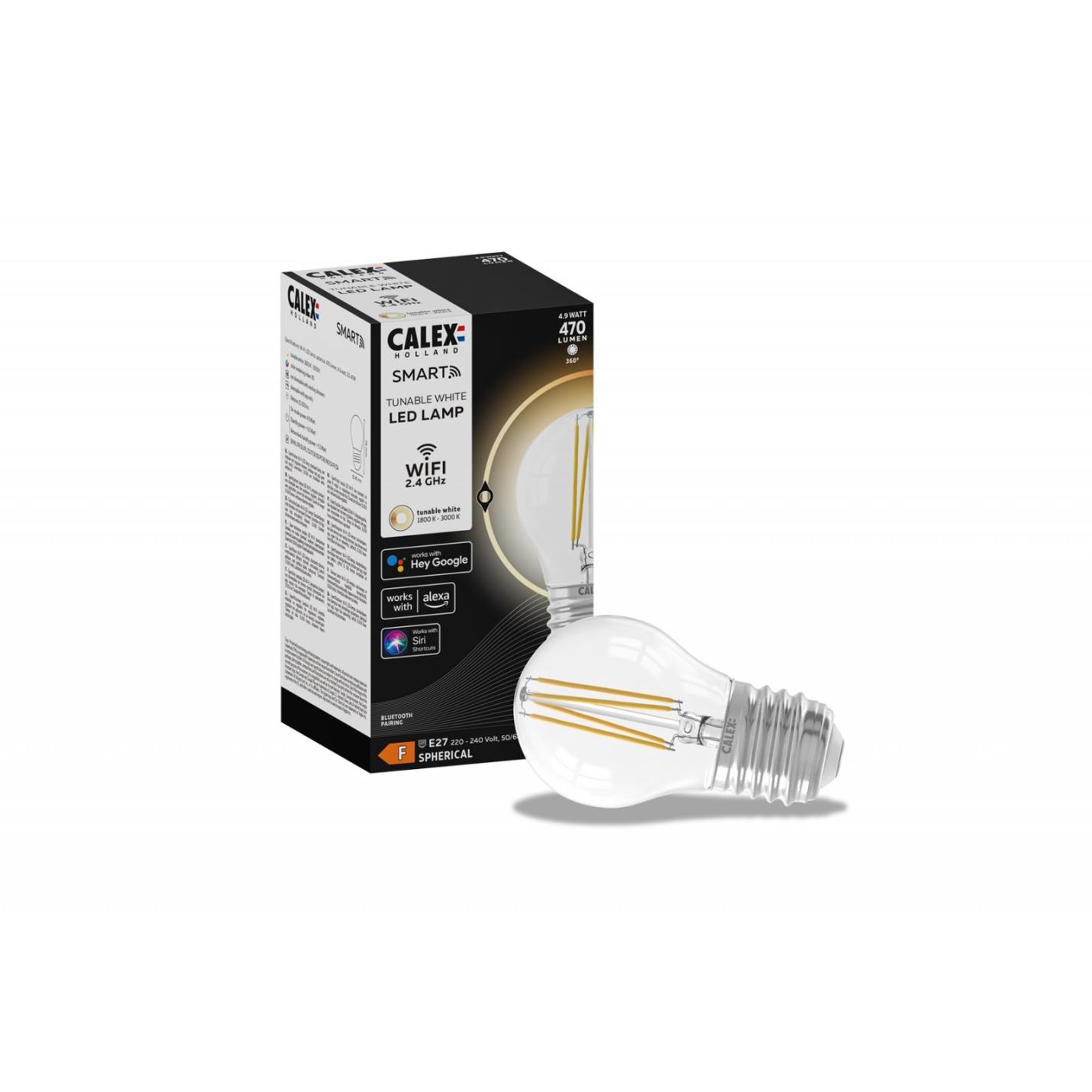 Calex Smart Helder Spherical led lamp E27; Afbeelding: 4
