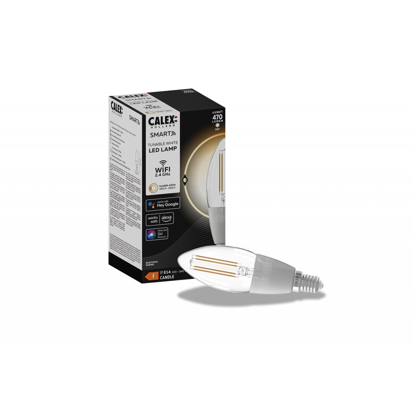 Calex Smart Helder Kaars led lamp E14; Afbeelding: 3
