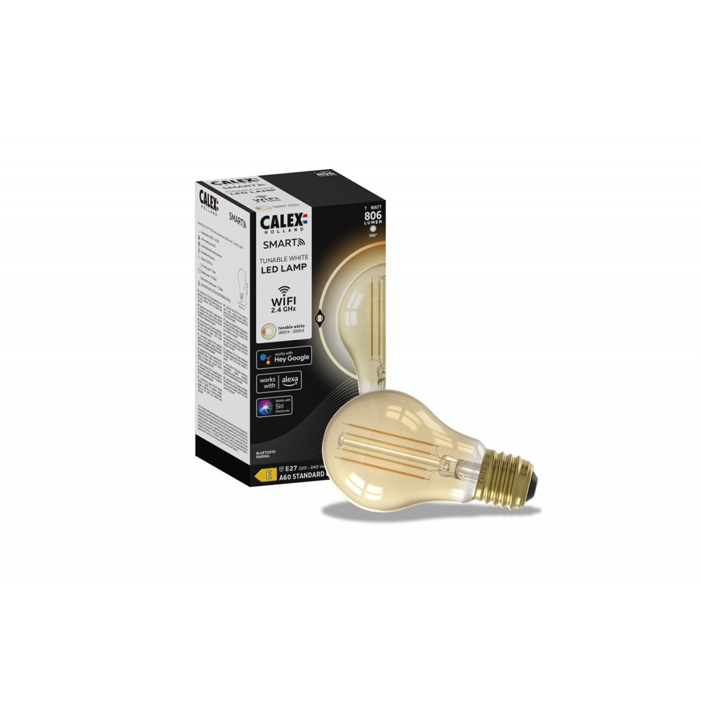Calex Smart Gold Standaard led lamp E27; Afbeelding: 2