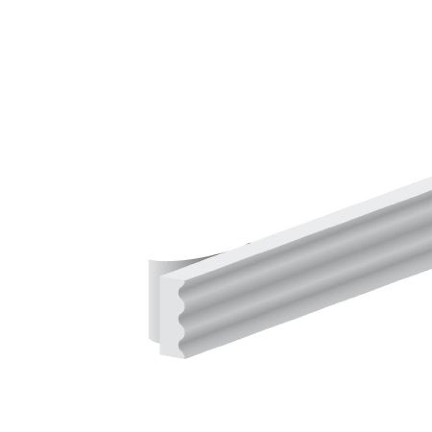 Ellen Tochtstrip K profiel (kleine kier: 2-3mm) 7,5m wit; Afbeelding: 3
