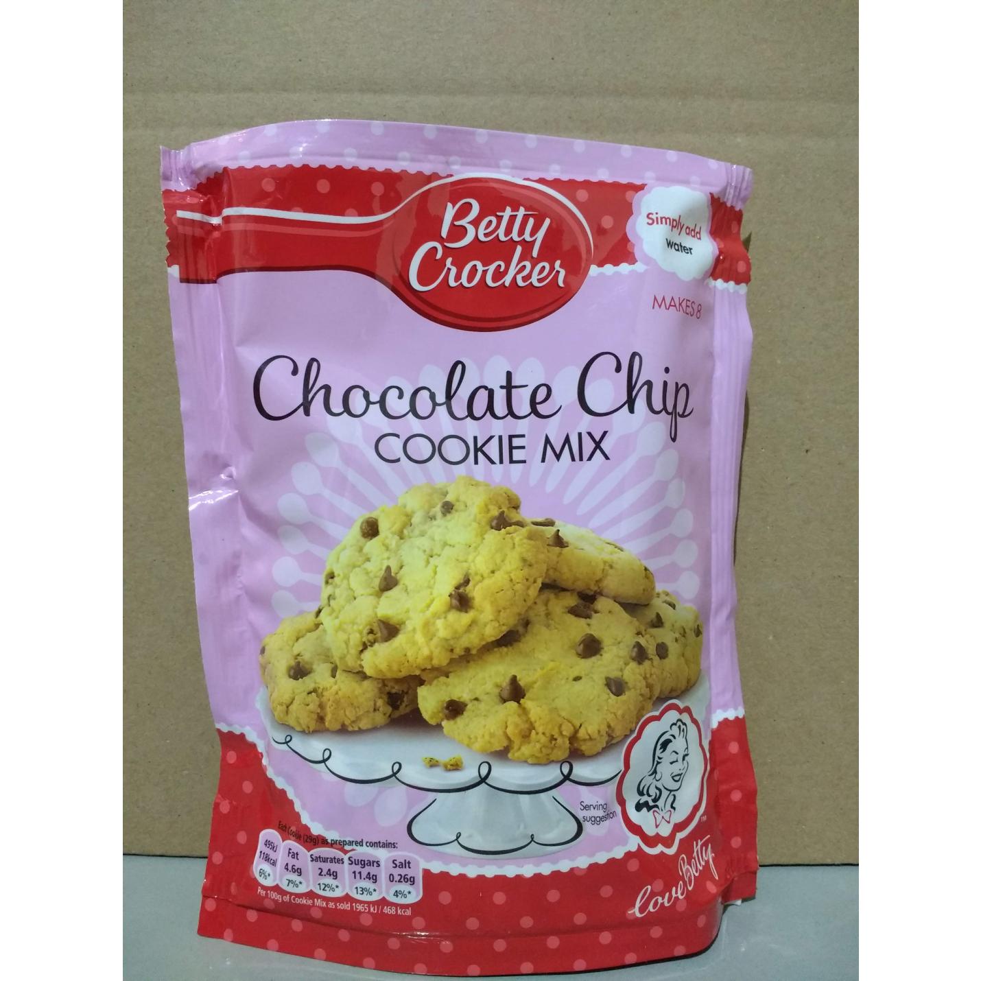 Betty Crocker Chocolate Chip Cookie Mix 200g; Afbeelding: 2