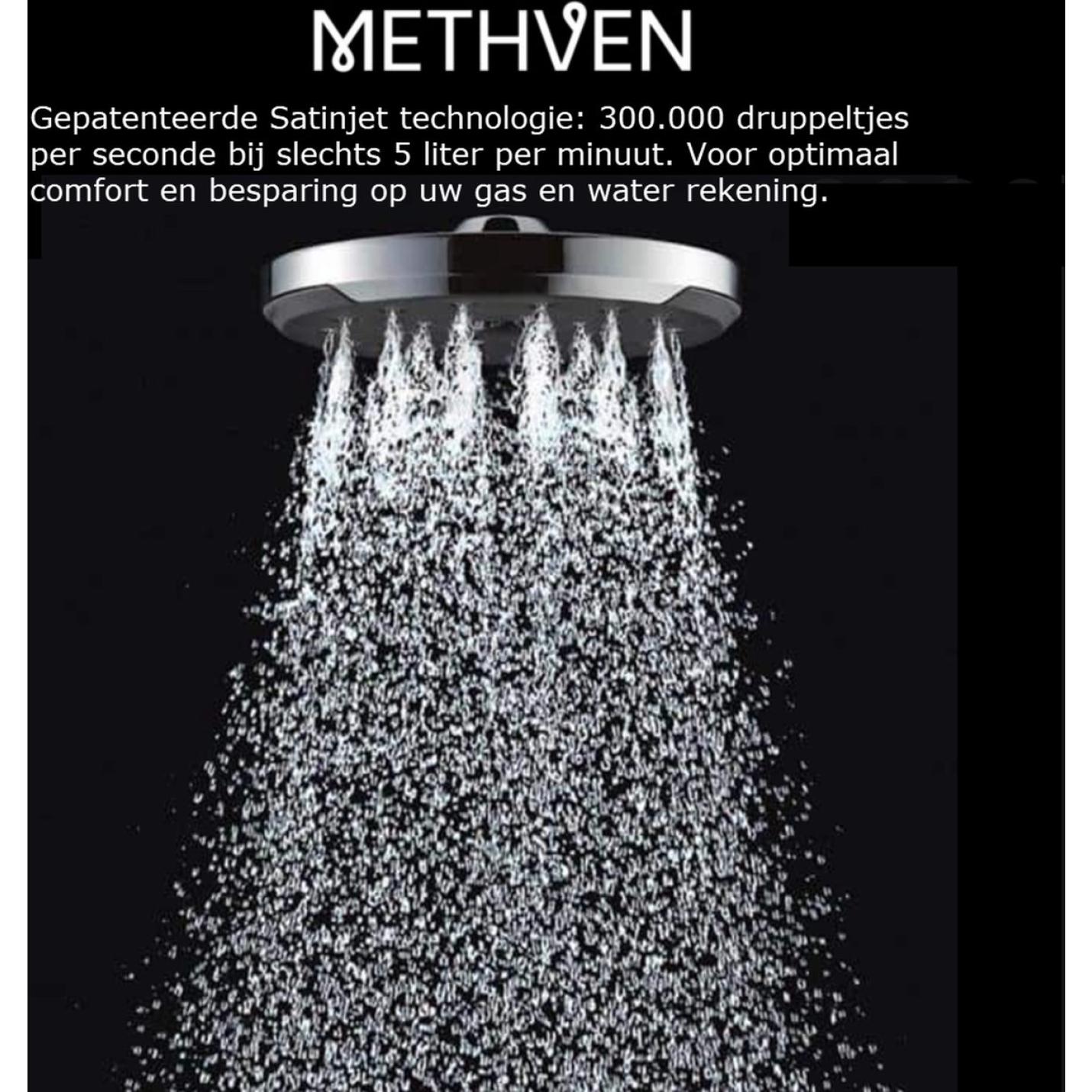 Methven KIRI Chrome Waterbesparende douchekop 5 L/min; Afbeelding: 2
