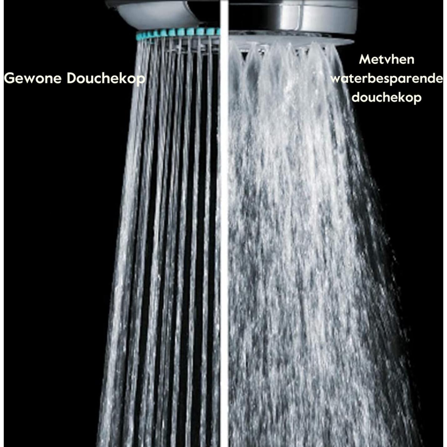 Methven KIRI Chrome Waterbesparende douchekop 5 L/min; Afbeelding: 3