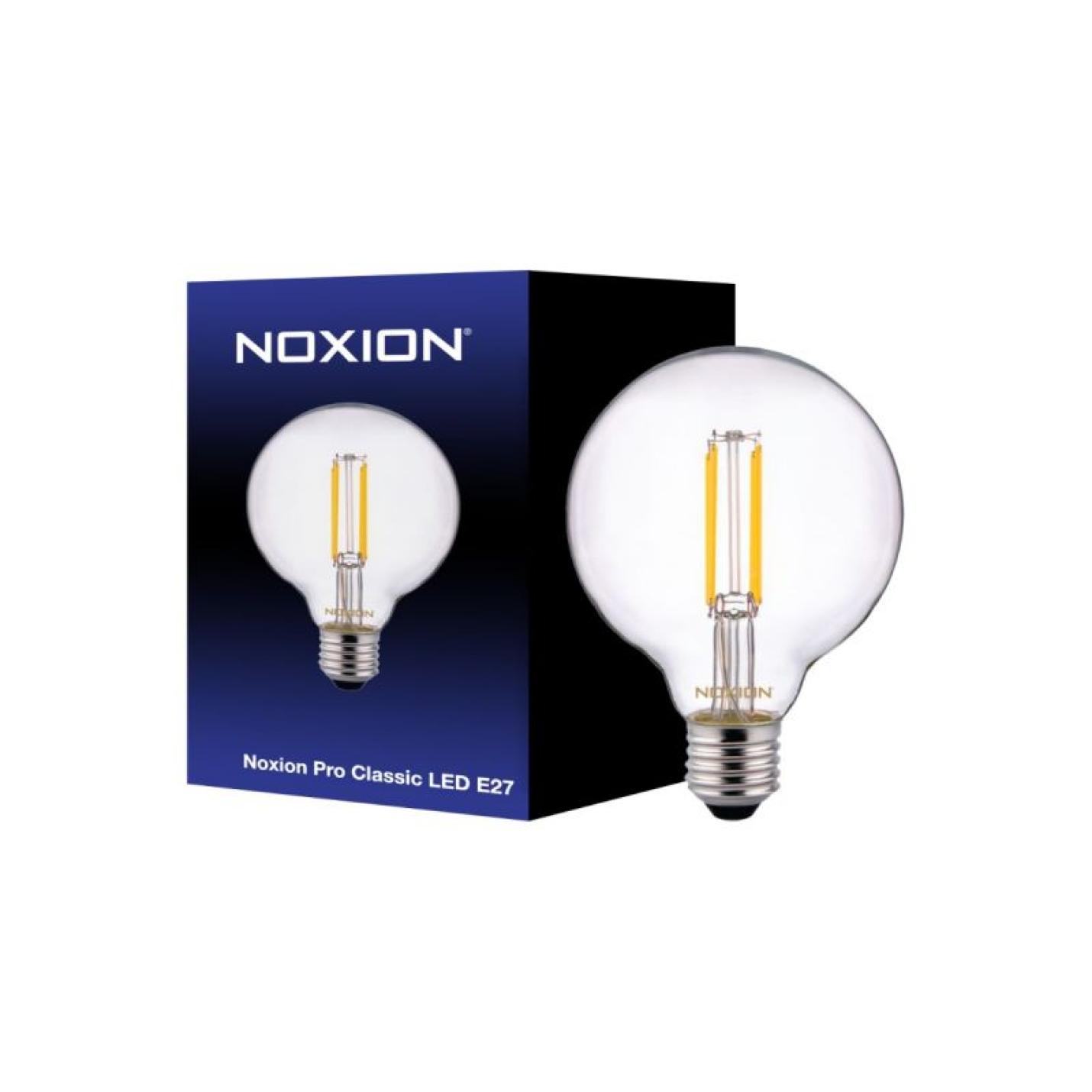 Noxion Pro Classic LED E27 Globe Filament Helder 95mm 6.5W 806lm - 827 Zeer Warm Wit
