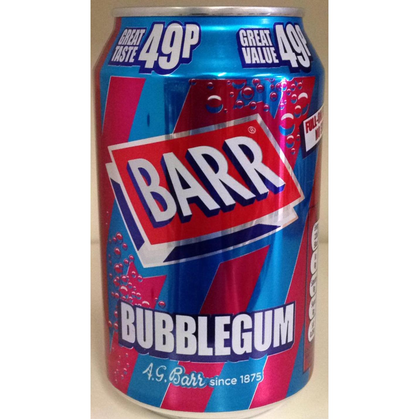 Barr Bubblegum 330ml; Afbeelding: 2