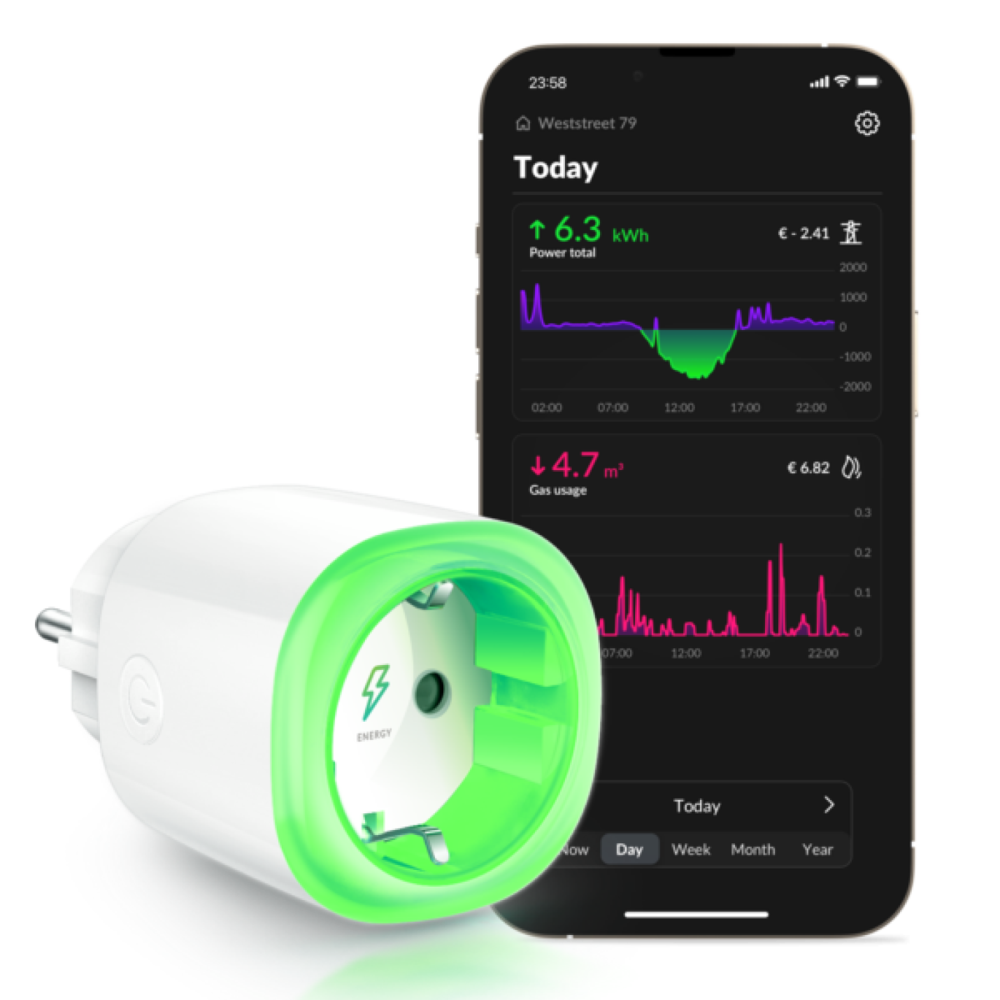 HomeWizard Wi-Fi Energy Socket; Afbeelding: 2
