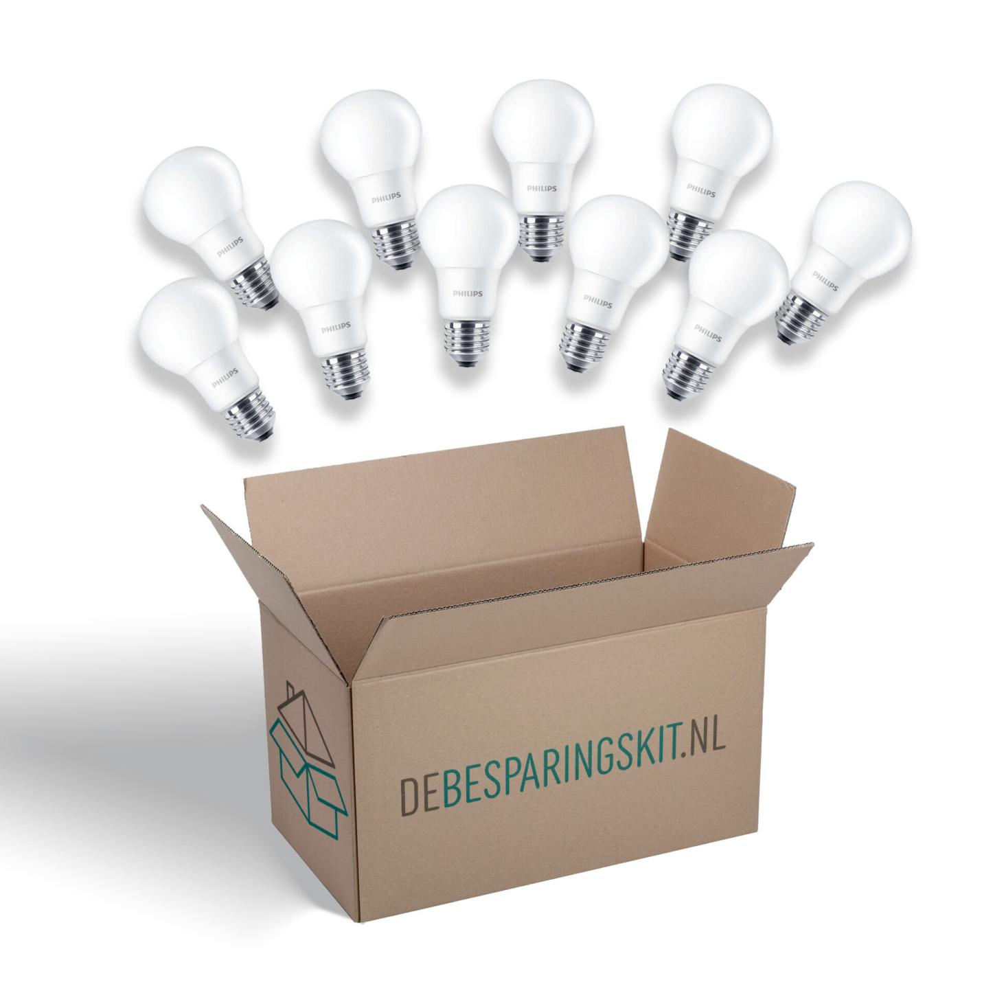Voordeel box | 10 Philips 8W E27 Led lampen; Afbeelding: 2