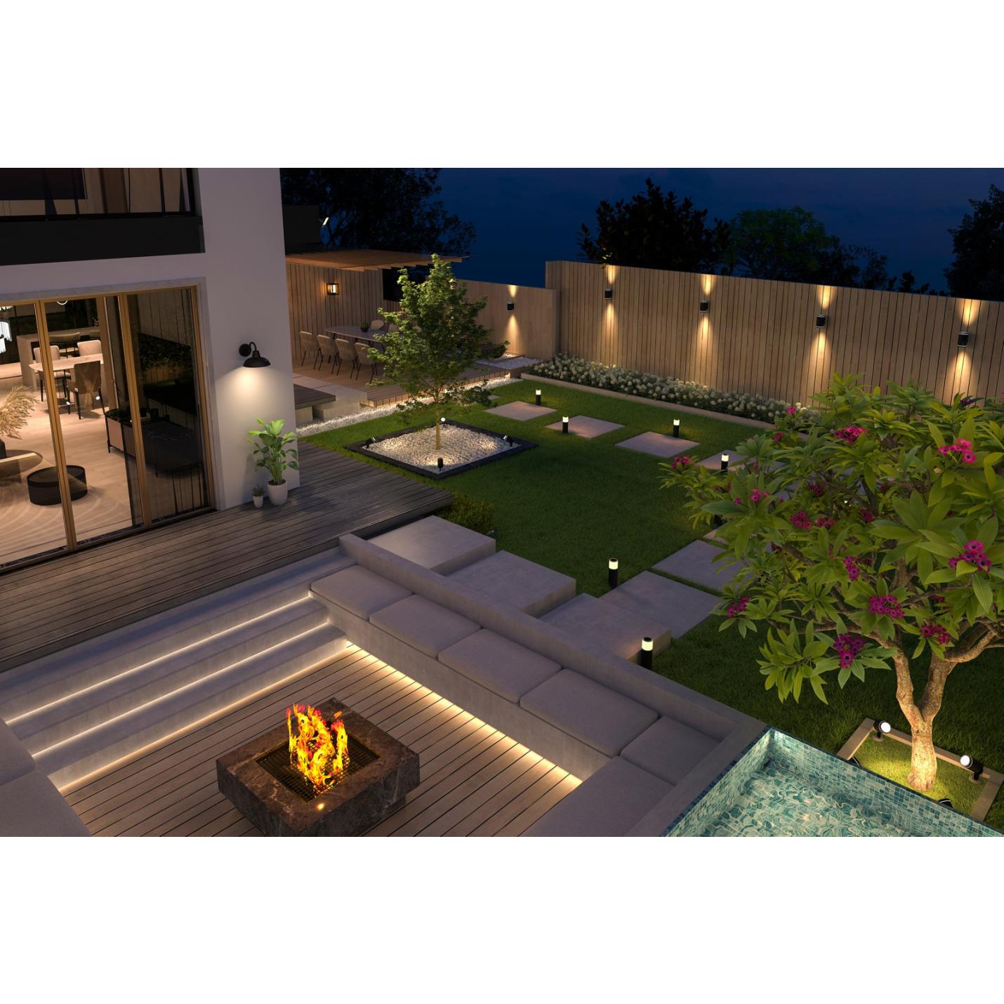 Tuinverlichting | Calex Smart Outdoor Gardenpost RGB 4W 380lm; Afbeelding: 3