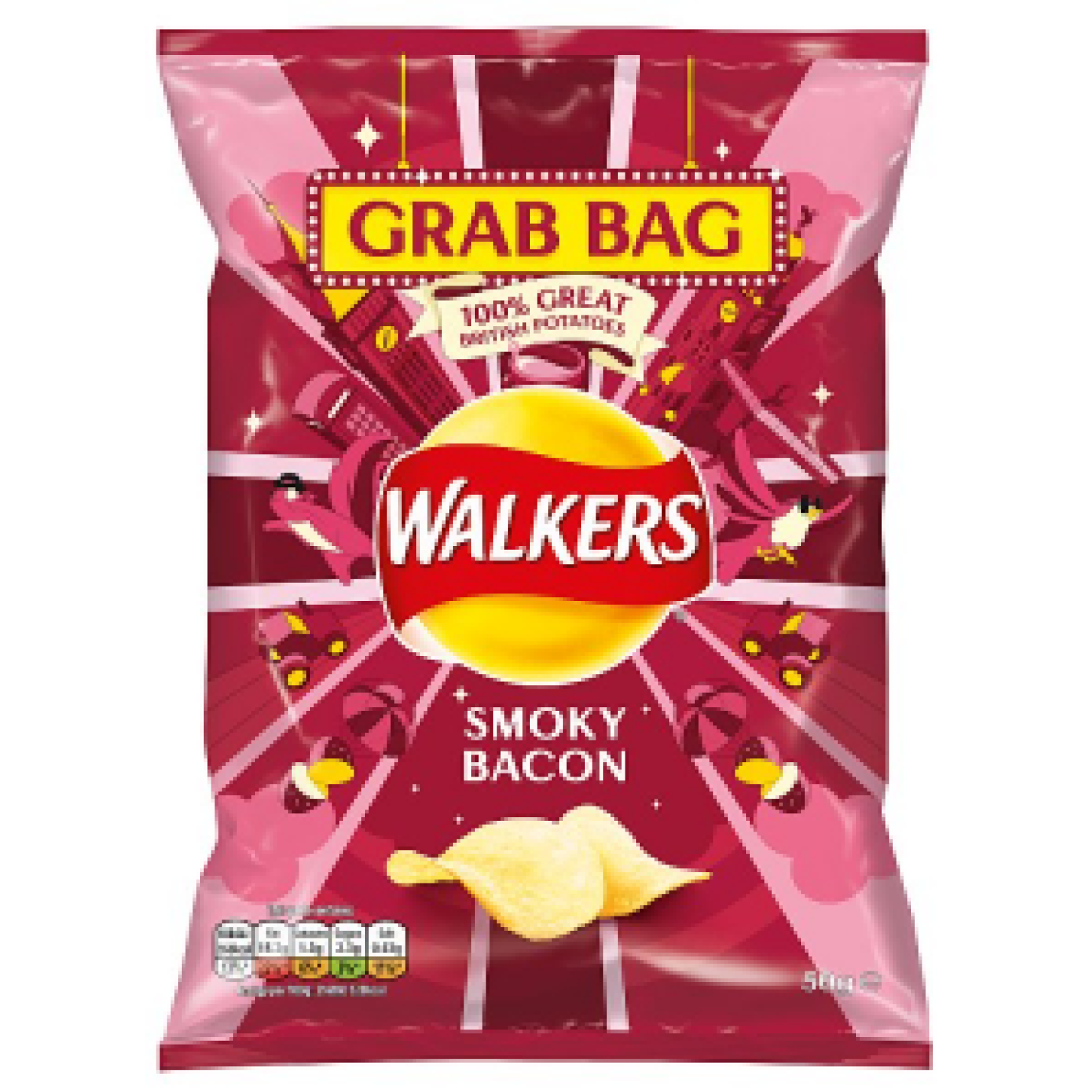 Walkers Smoky Bacon 50g