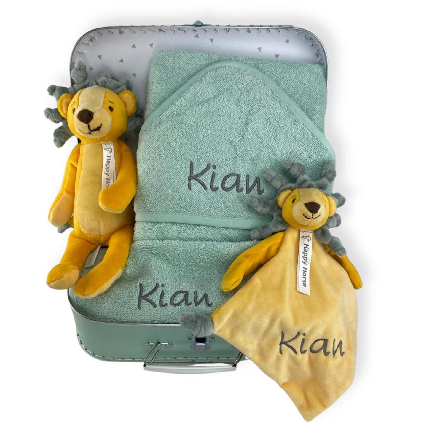 Kraamcadeau koffer | Happy Horse Leeuw Luke