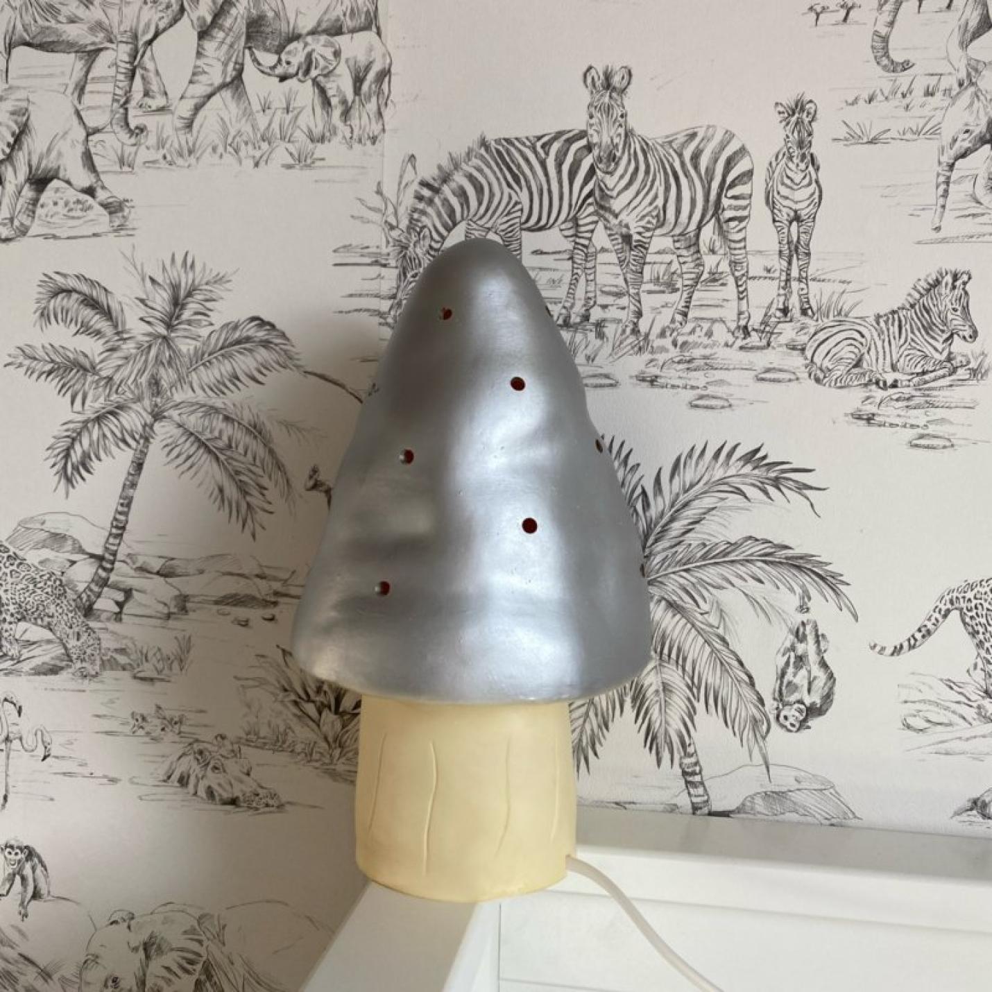 paddenstoel lamp in kinderkamer