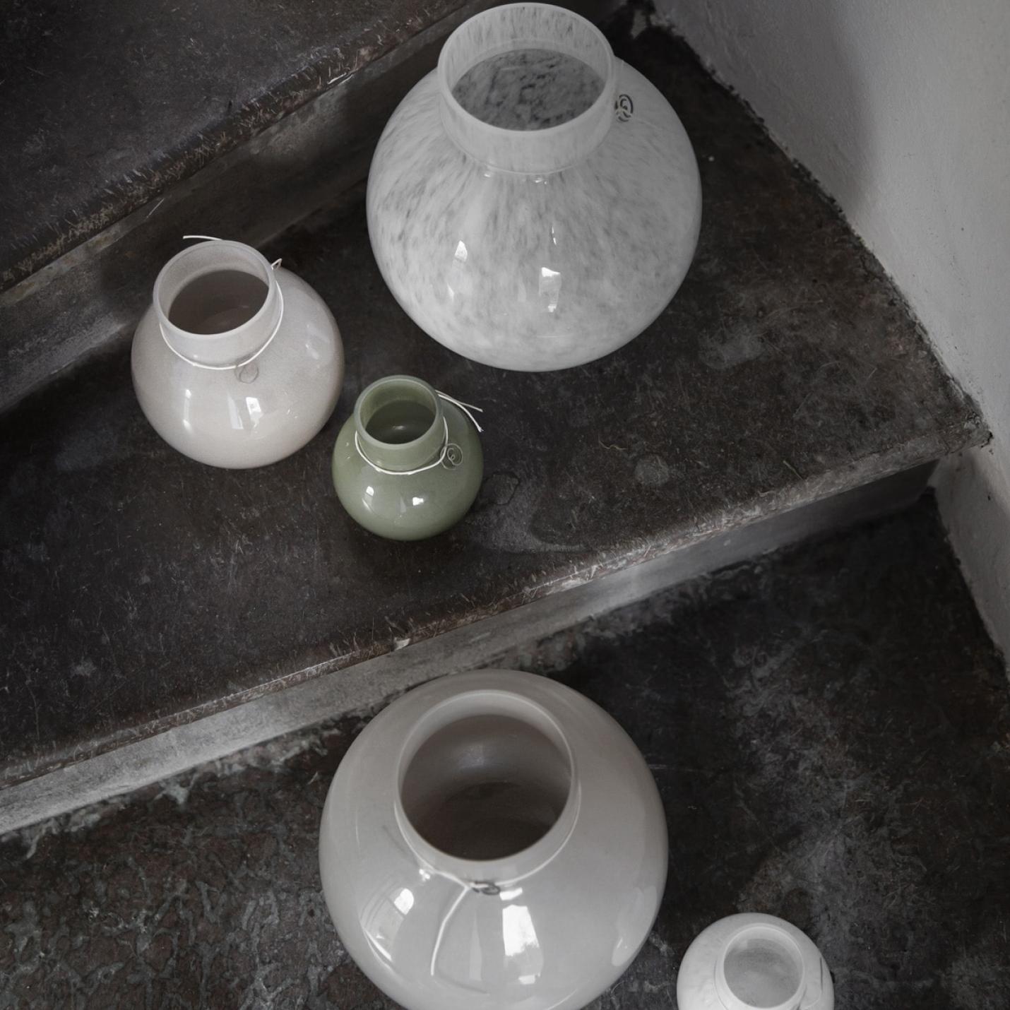 ERNST Vaas glas rond beige 13; Afbeelding: 4