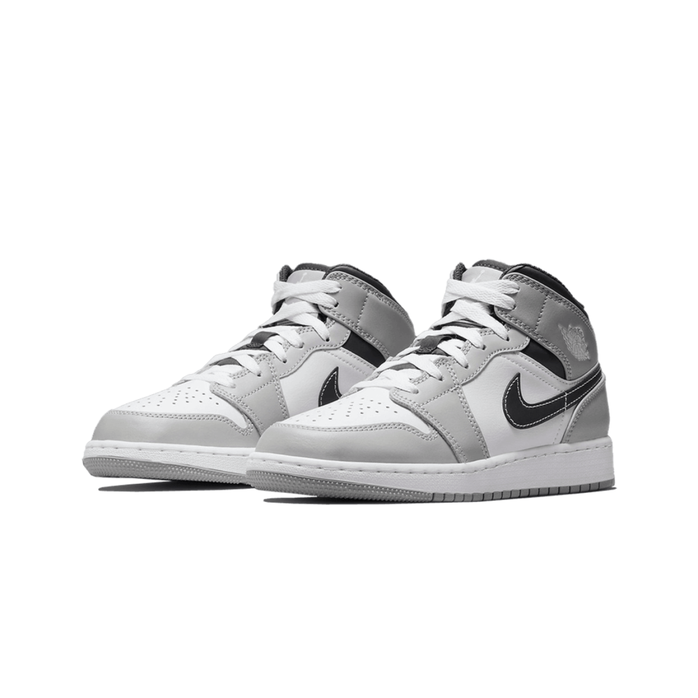 Nike Air Jordan 1 Mid Light Smoke Grey Anthracite | Sneaker Totaal