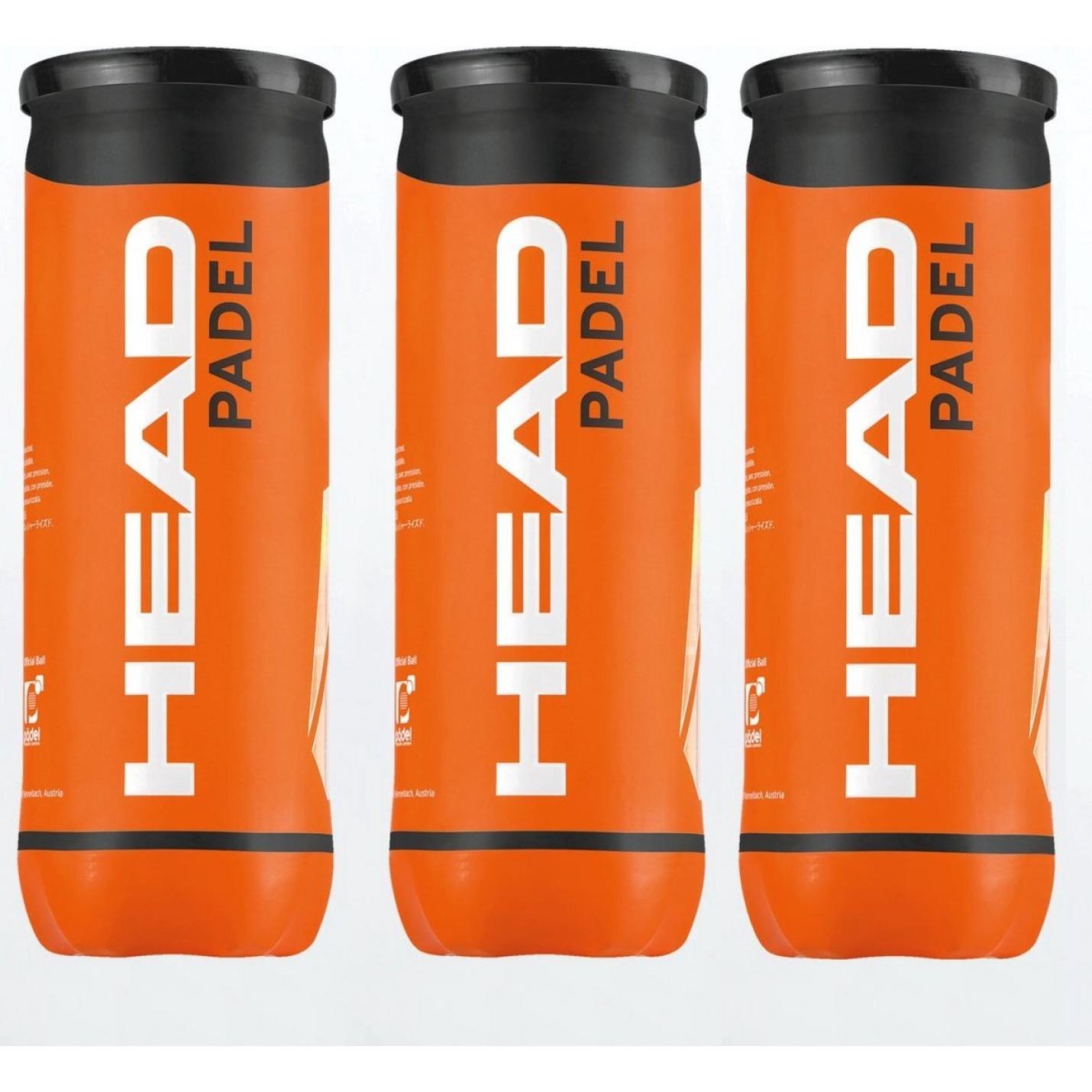 HEAD Padel - Padelballen - 3 pack - 9 padel ballen - happygetfit.com