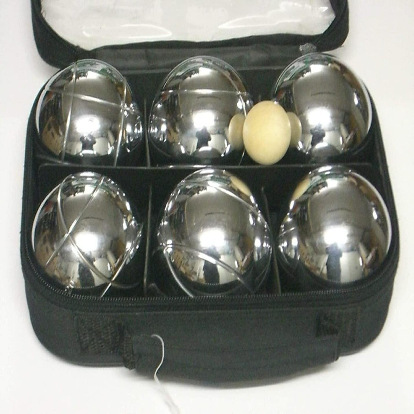 Set van 6 jeu de boules ballen