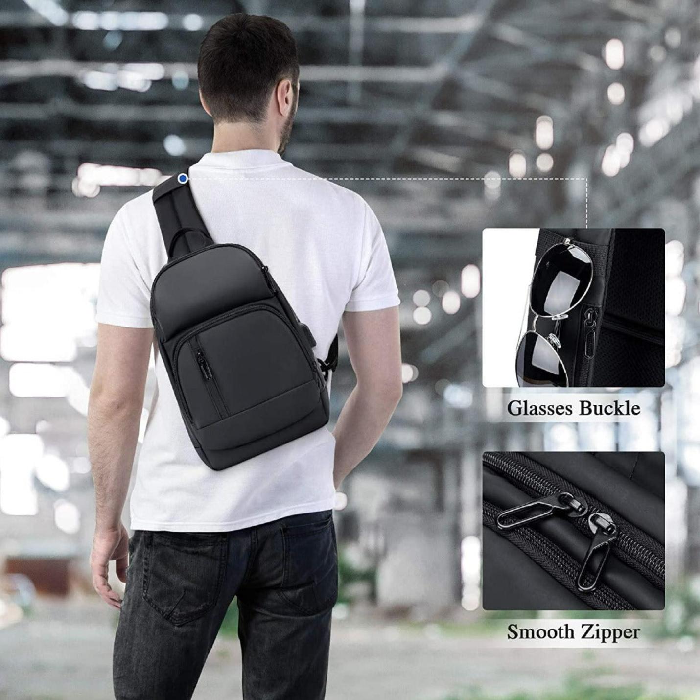 Compacte borst sling bag - comfortabel en gemakkelijk mee te nemen