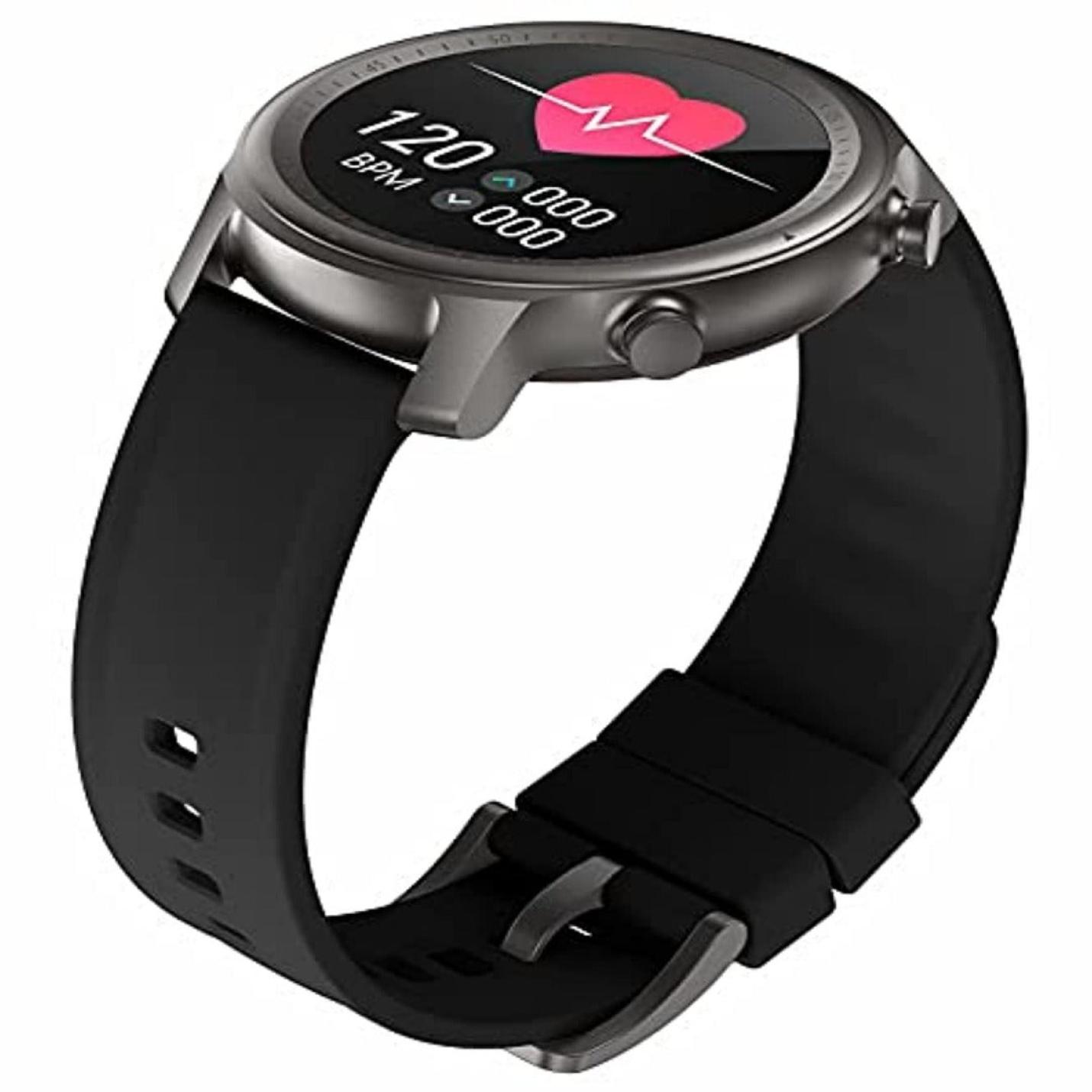 Smart Watch, fitness tracker horloges met bluetooth oproep microfoon luidspreker IP67 waterdicht hartslag slaapstappenteller, caloriemonitor voor Android en iPhone - happygetfit.com