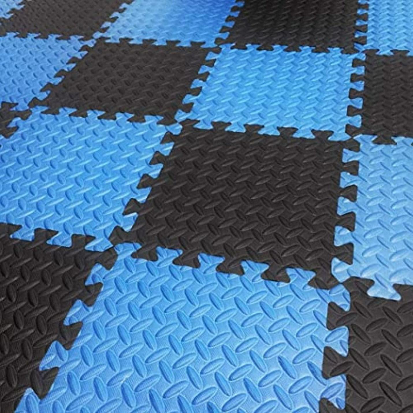 Sport beschermende puzzelmat met randstukken voor vloerbescherming