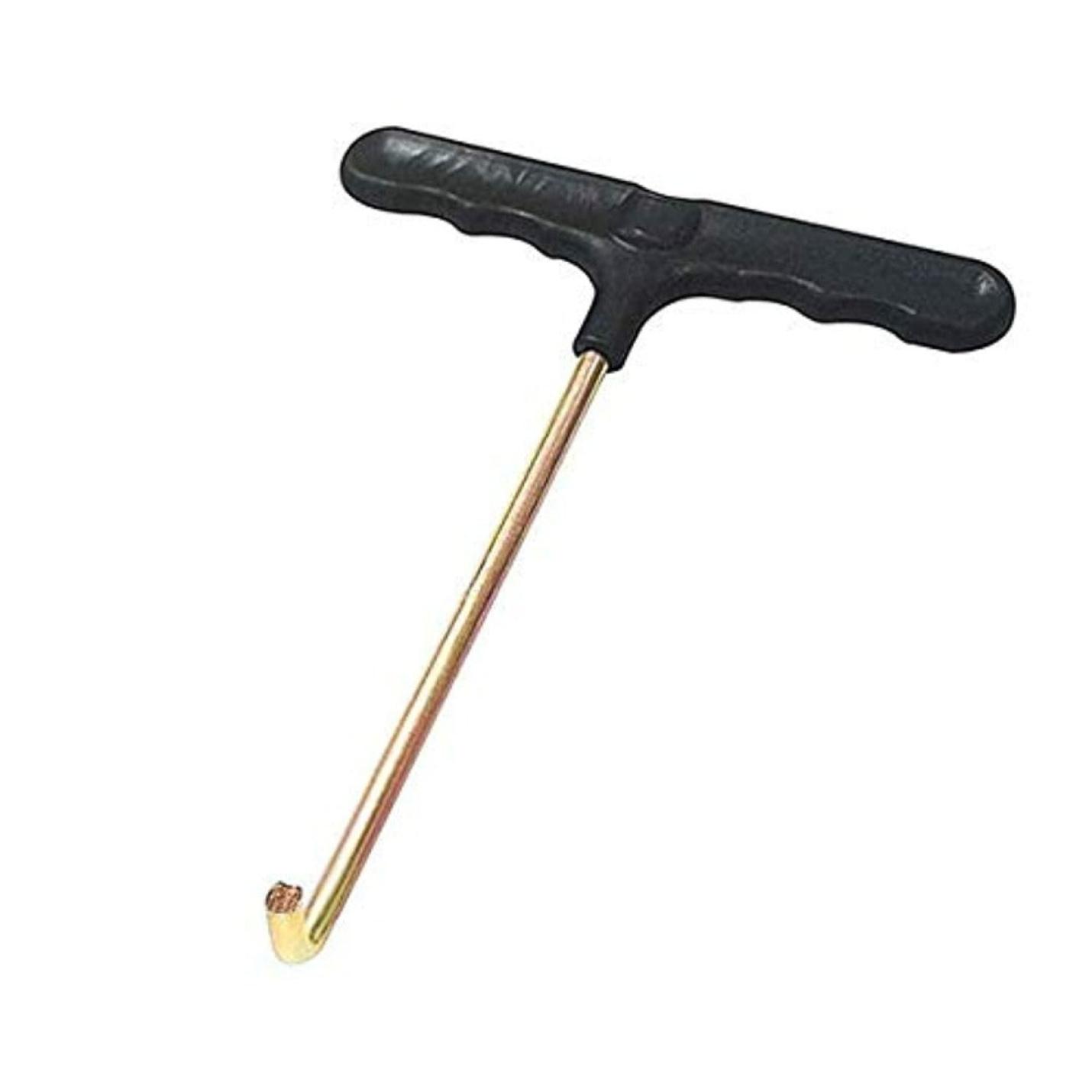 Trampoline gereedschap lente trek T-haak metaal tent peg puller hand tool