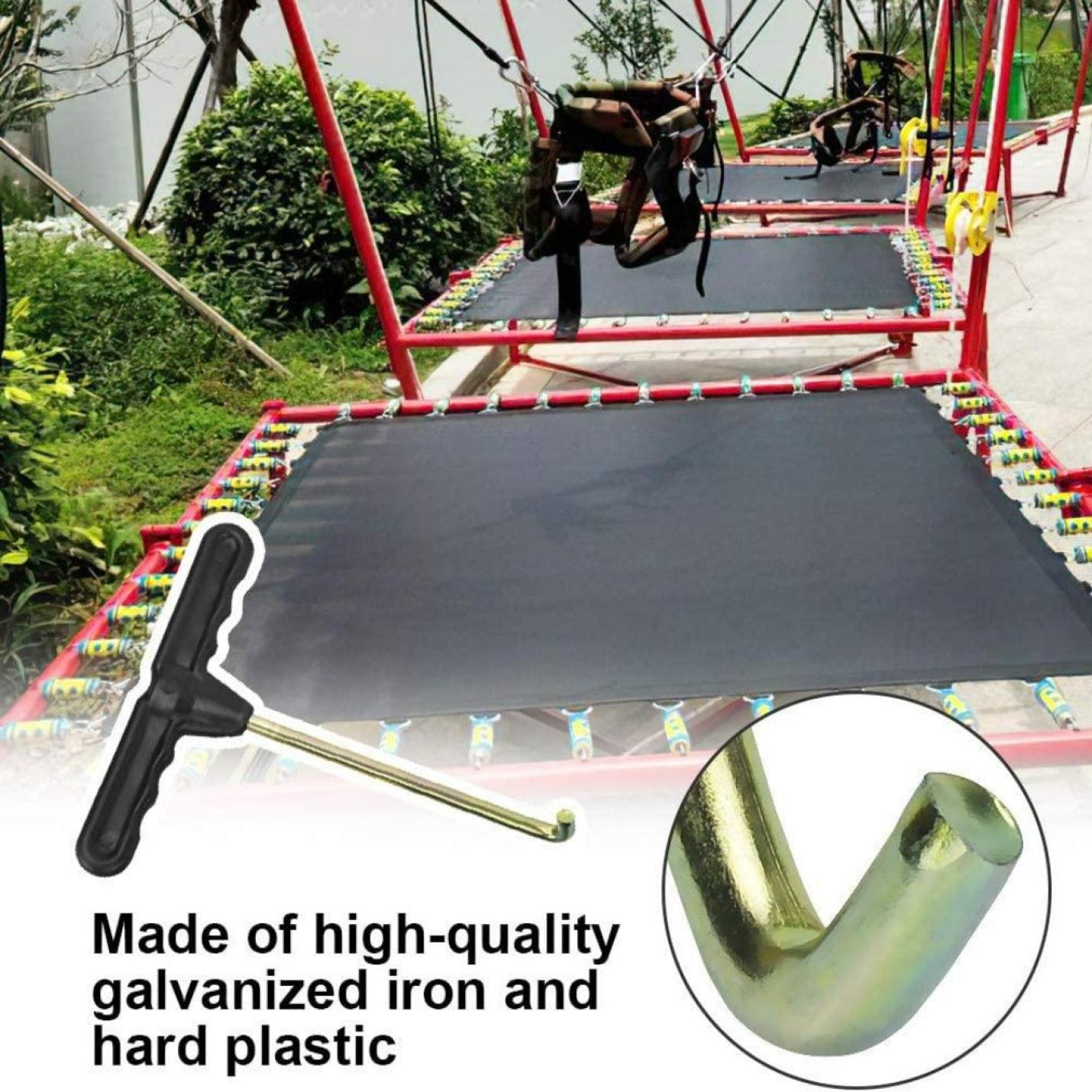 Veertrekker voor trampolines - metaal - gereedschap voor het gemakkelijk bevestigen en losmaken van trampolineveren