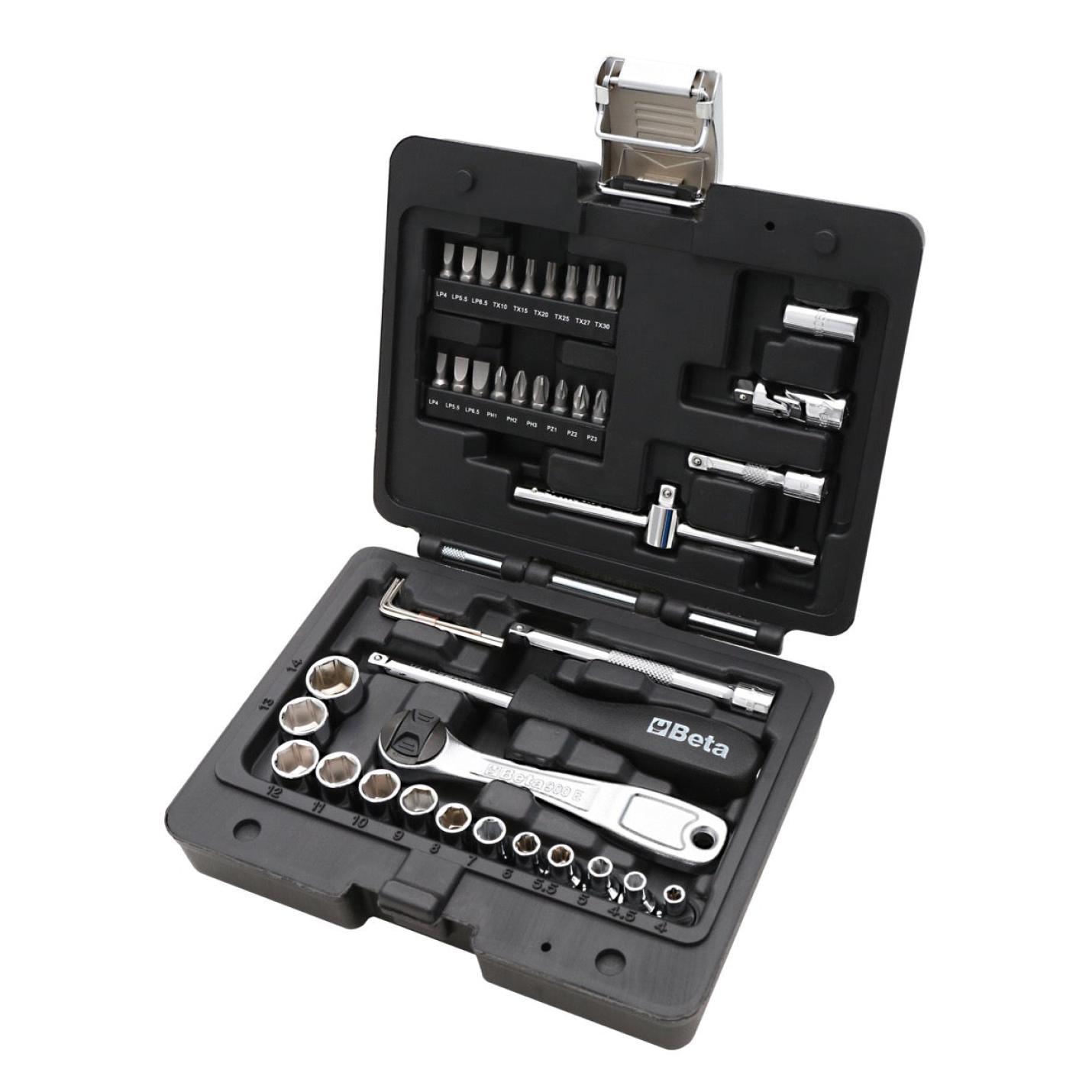 Dopsleutelset Beta 1/4" 42-delig AE-trading