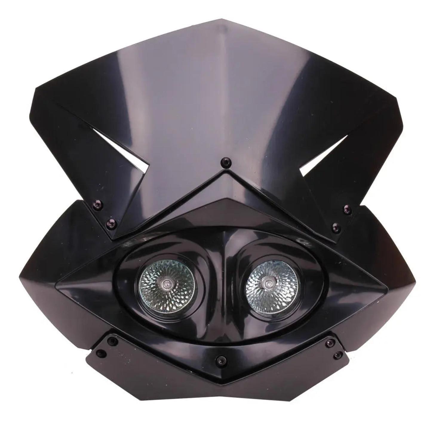 KOPLAMPKAP SM LUXE ZWART AE-trading