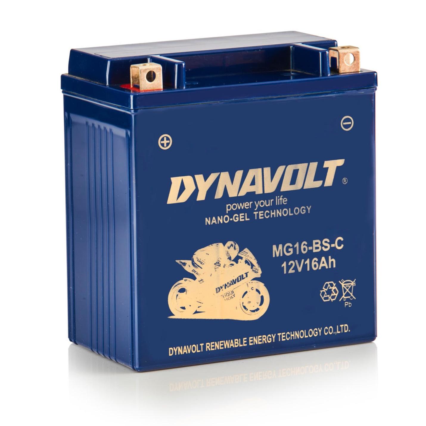 Accu Dynavolt MG16-BS-C (YTX16-BS) AE-trading