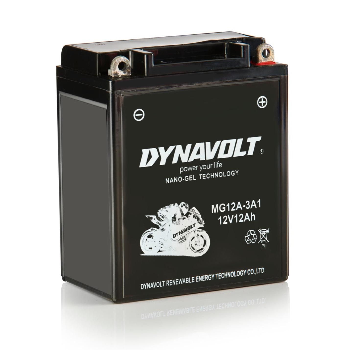 Accu Dynavolt MGS12-12A-3A1 (YB12AL-A) AE-trading