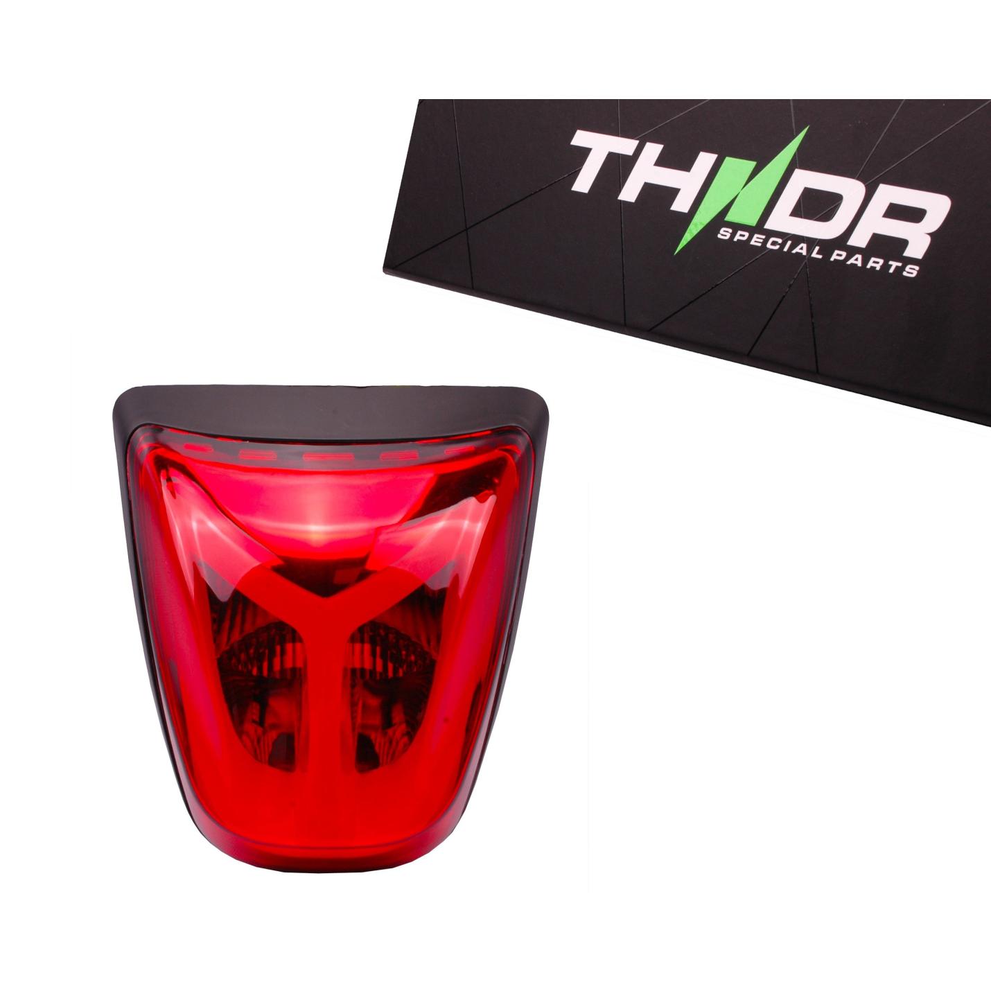 Achterlicht LED Tube THNDR Rood | Vespa Sprint AE-trading
