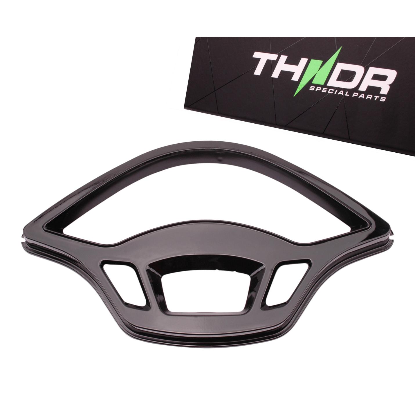 Cockpit Frame THNDR Glans Zwart | Vespa Sprint AE-trading