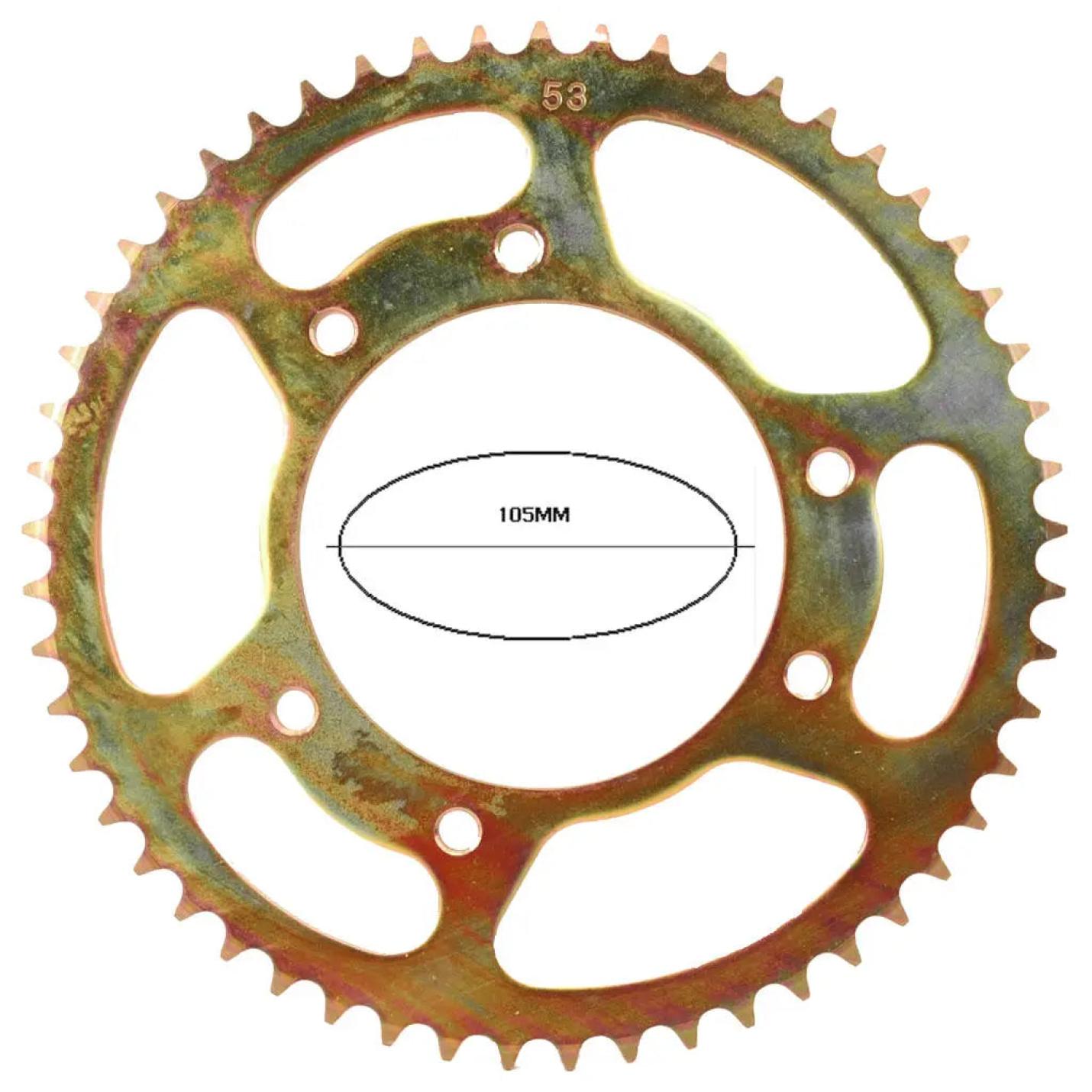 Achtertandwiel 105mm 46T | Derbi Senda AE-trading