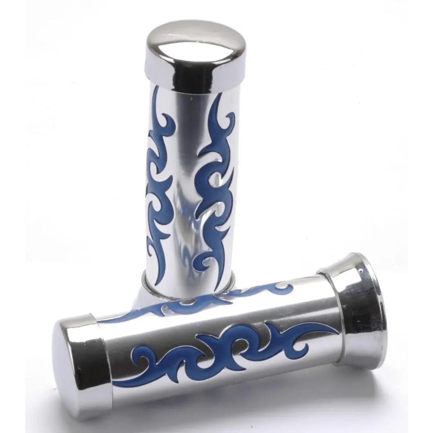 HANDVATEN IMI TRIBAL CHROOM - BLAUW AE-trading