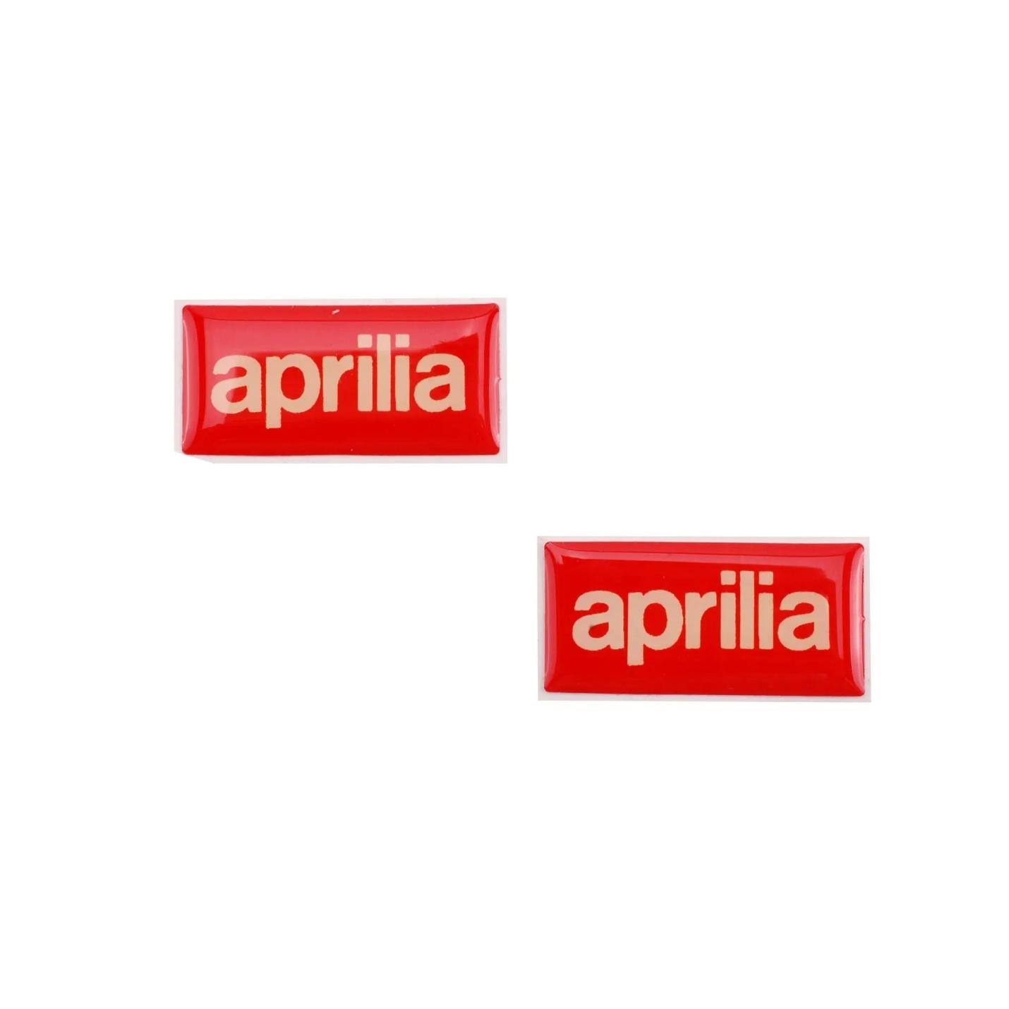 Embleemset Aprilia Klein 3D 35x17mm (2 stuks) AE-trading