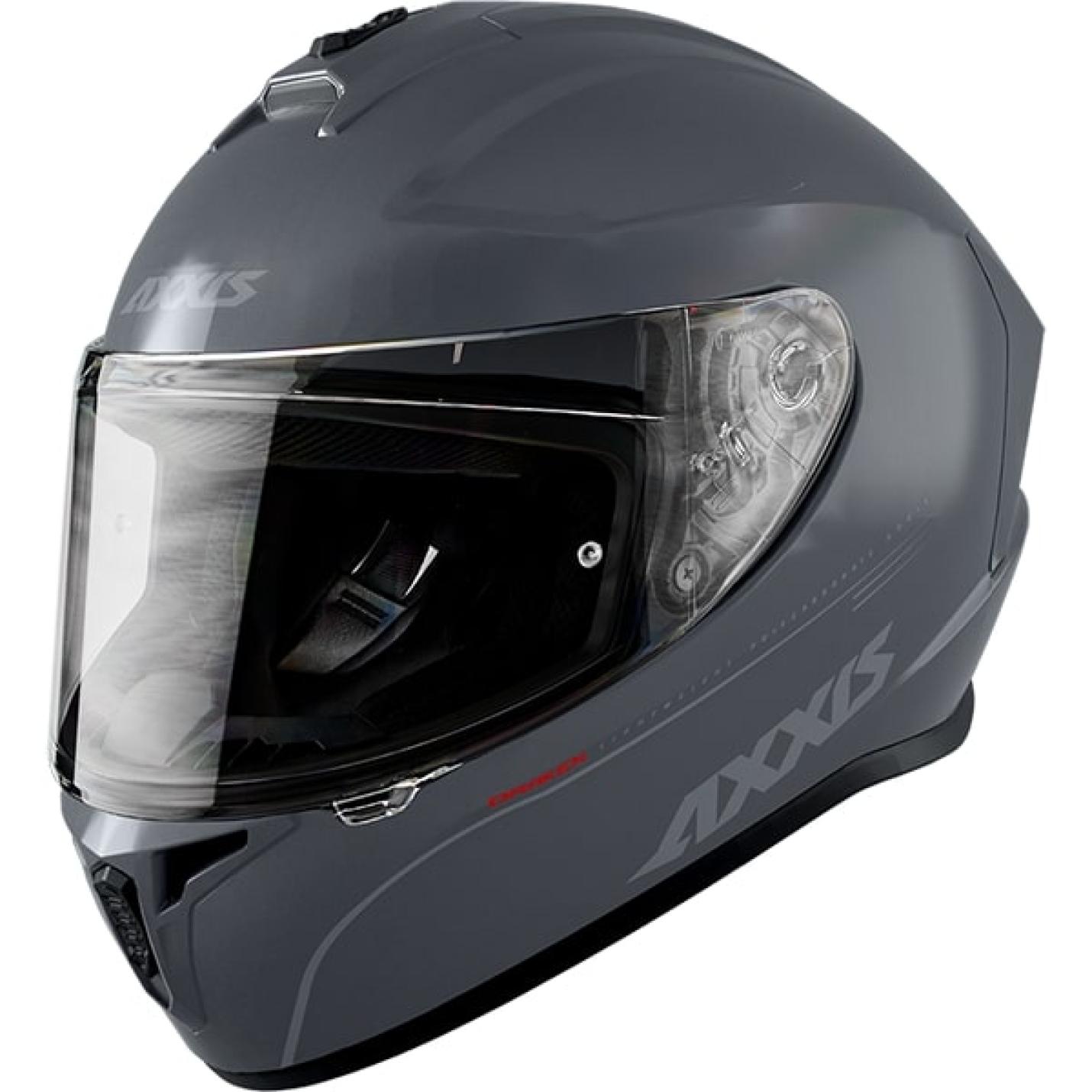 Helm Axxis Draken Solid Mat Grijs XL AE-trading