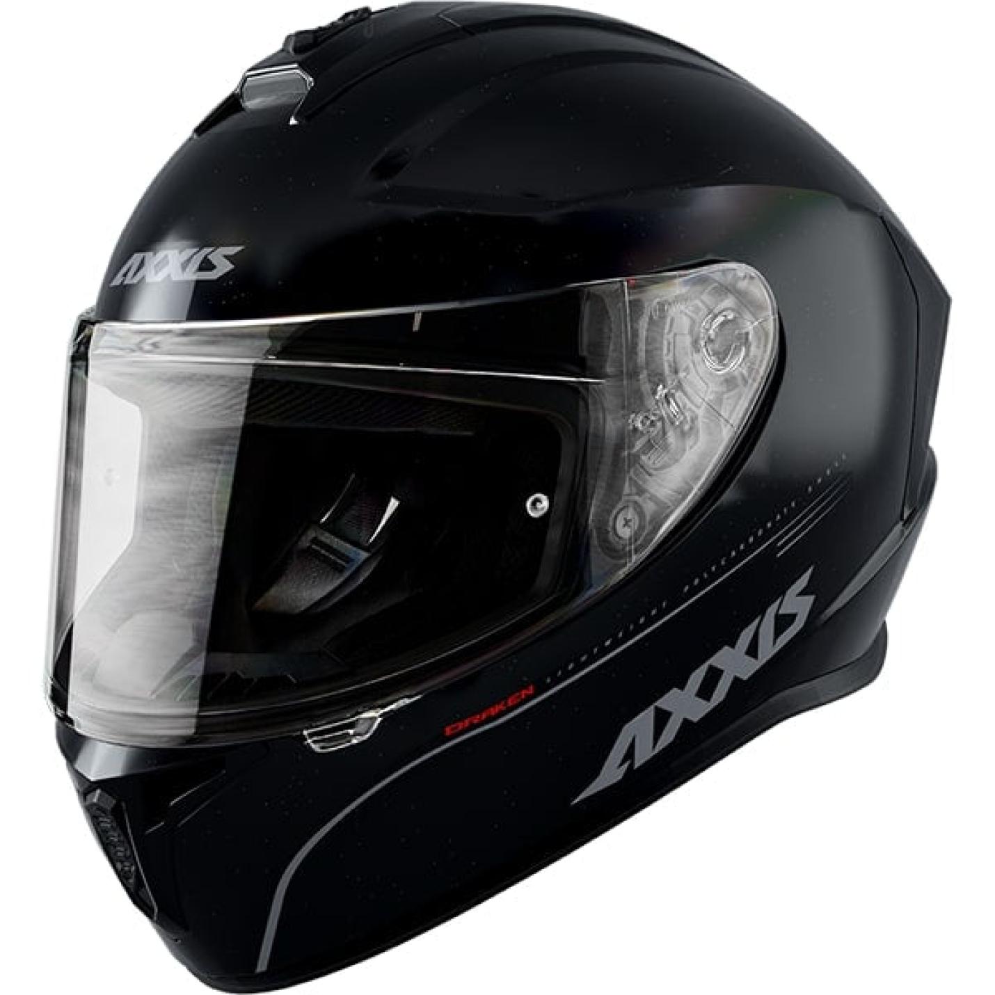 Helm Axxis Draken Solid Glans Zwart XS AE-trading