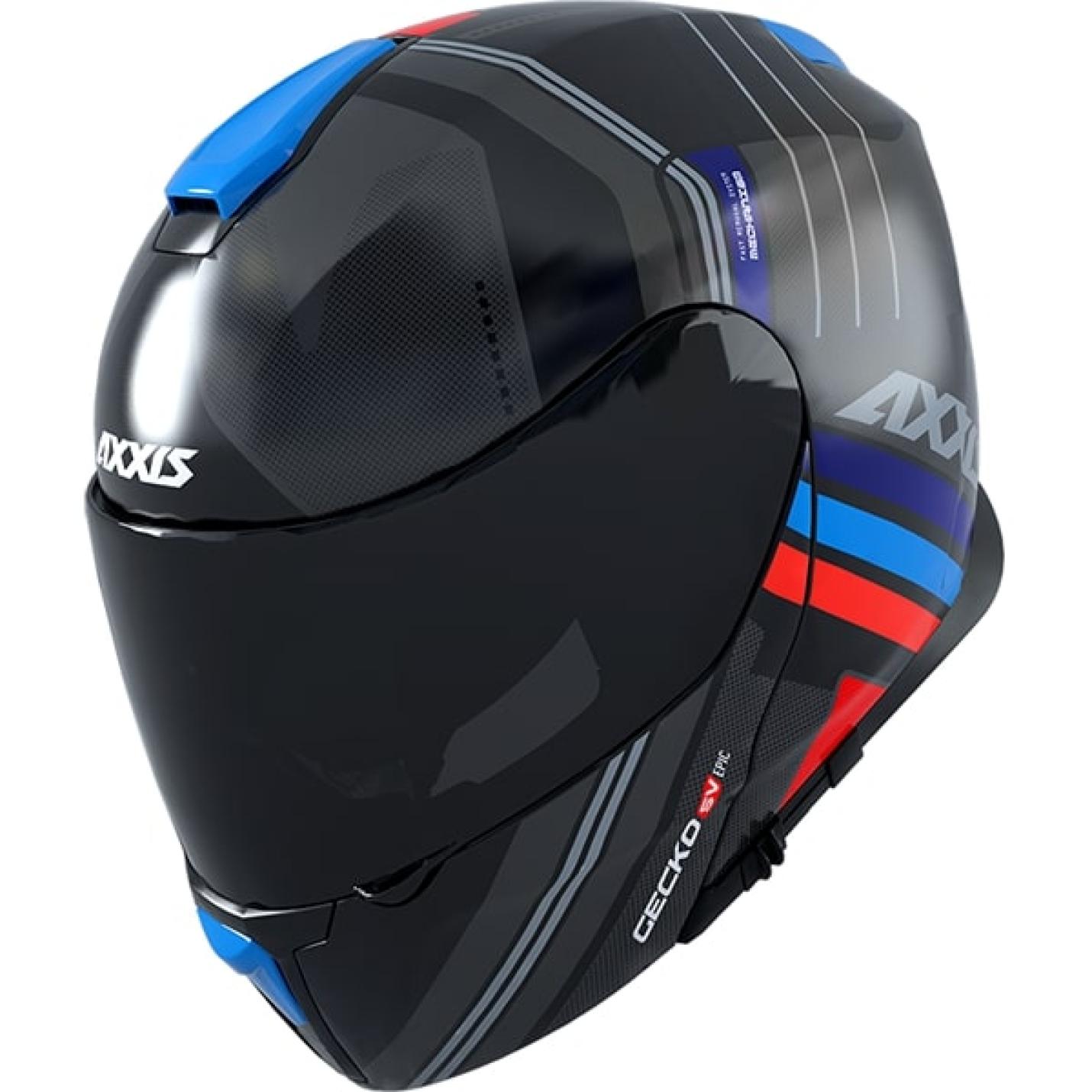 Helm Axxis Gecko Epic Mat Zwart XXL AE-trading