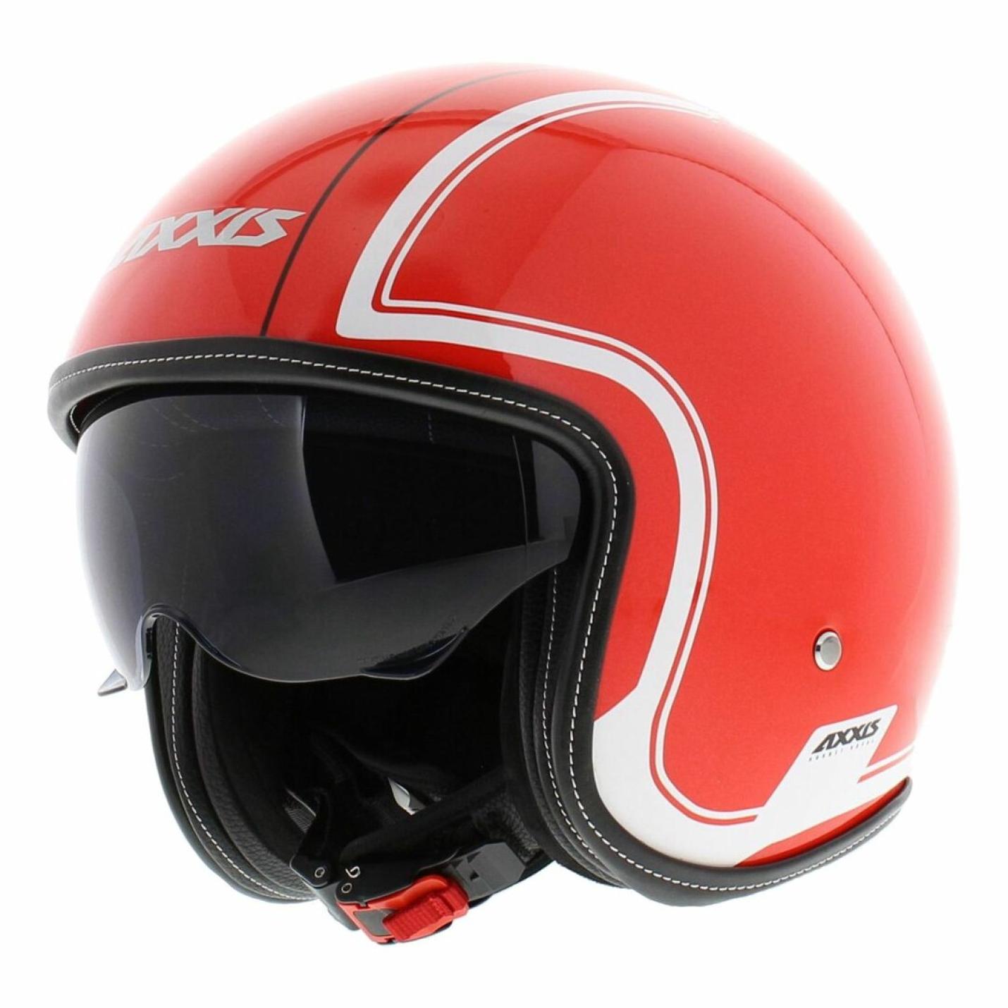Helm Axxis Hornet Royal Glans Rood AE-trading