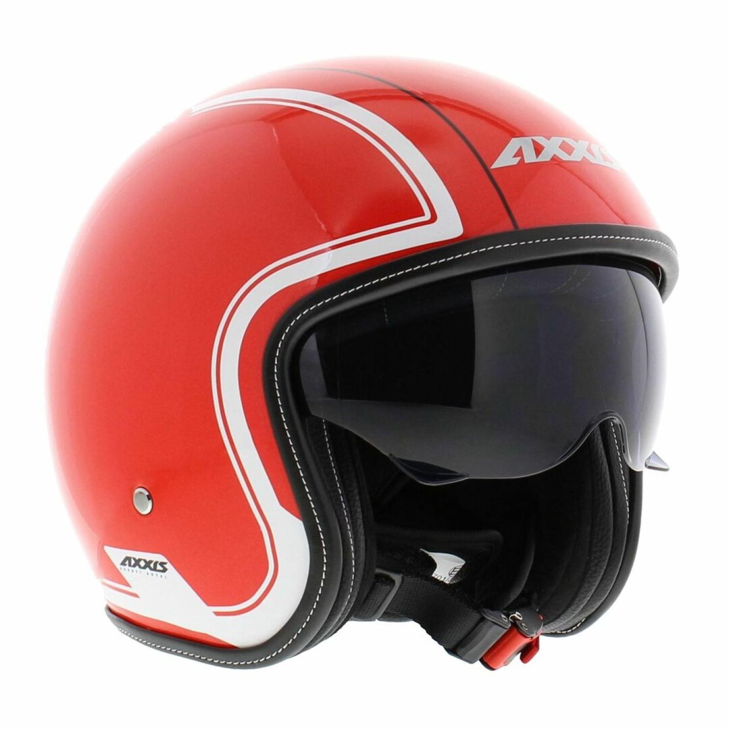 Helm Axxis Hornet Royal Glans Rood AE-trading