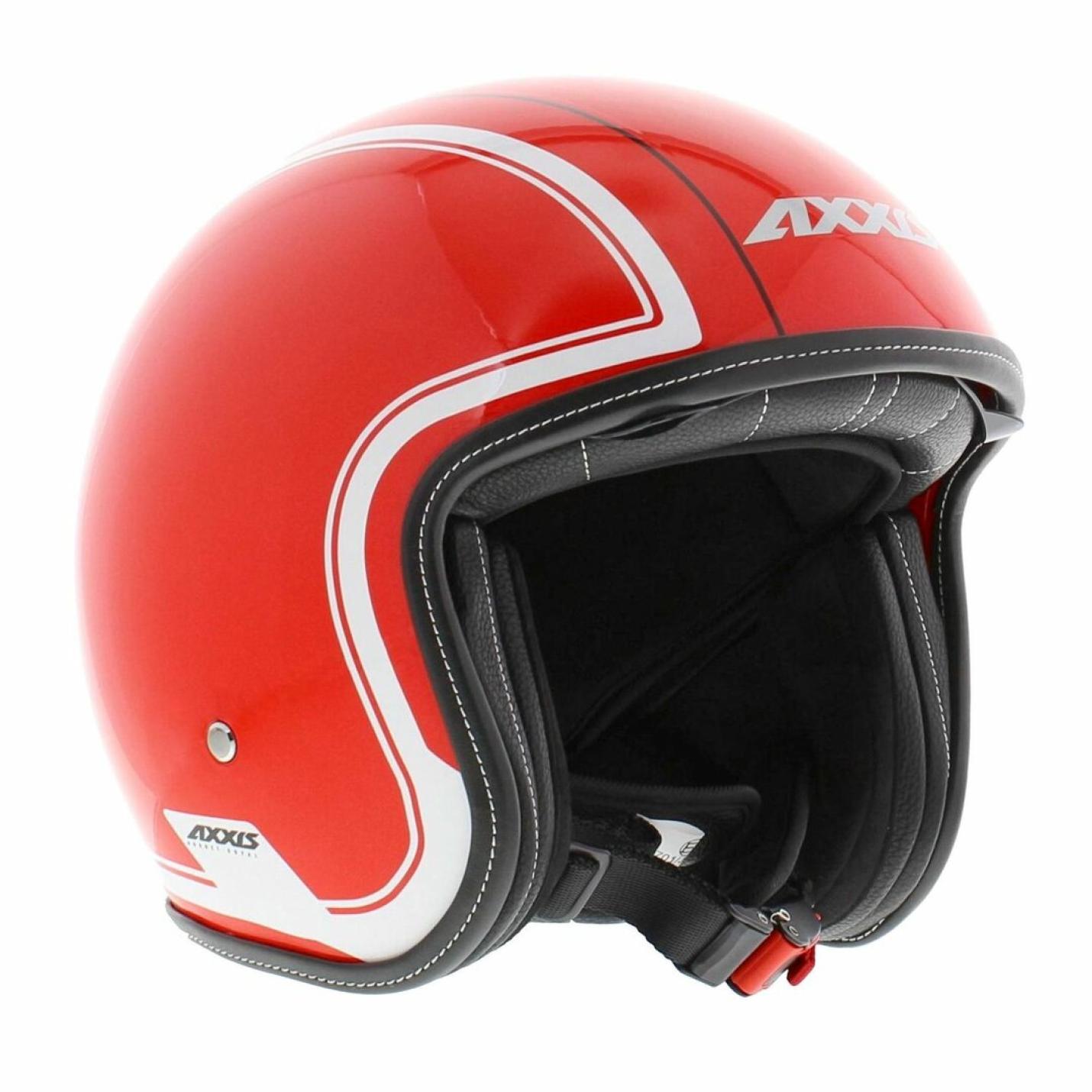 Helm Axxis Hornet Royal Glans Rood AE-trading